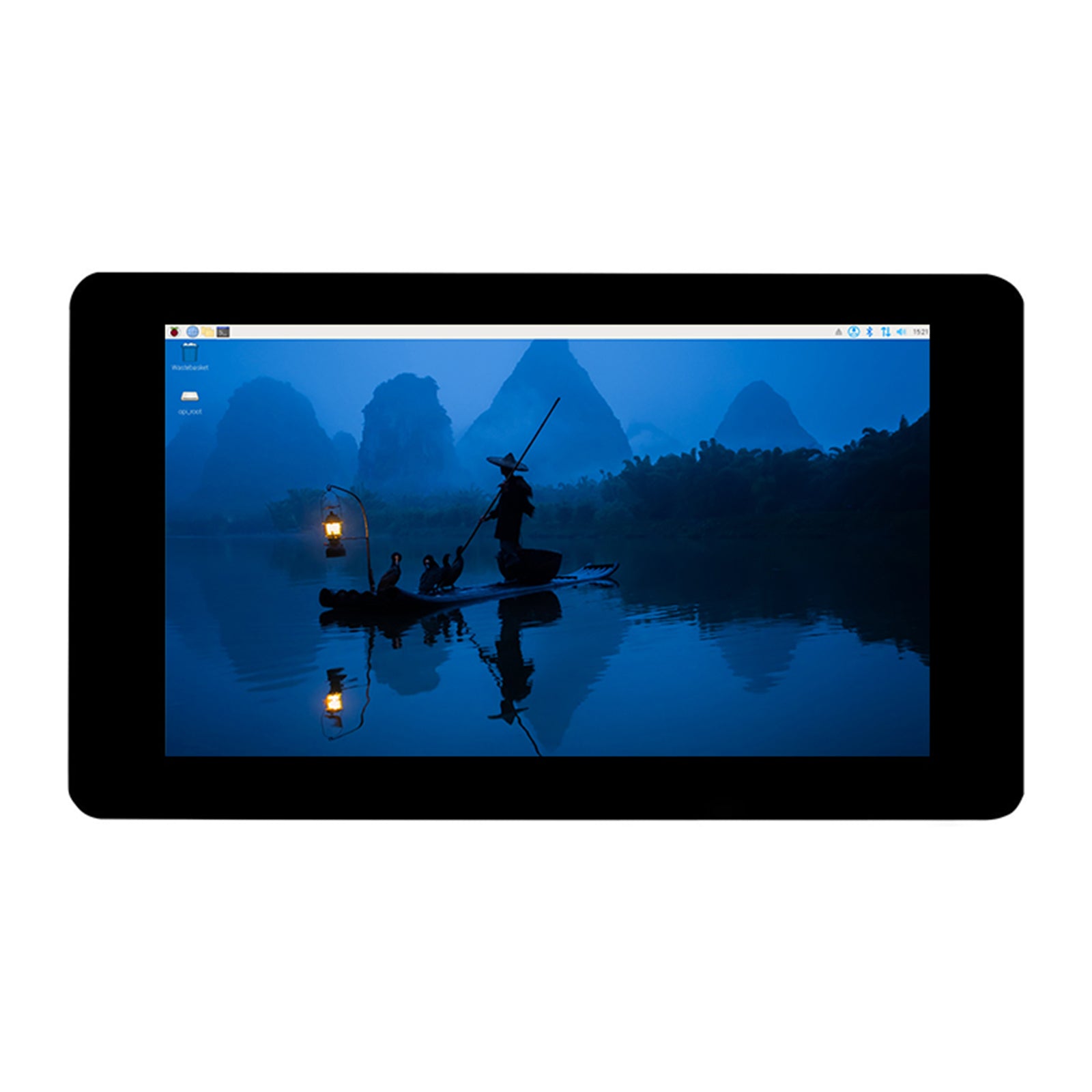 Raspberry Pi 7-palcový IPS kapacitný 5-bodový dotykový obrazovka 1024 × 600 pixelov PI5/4B