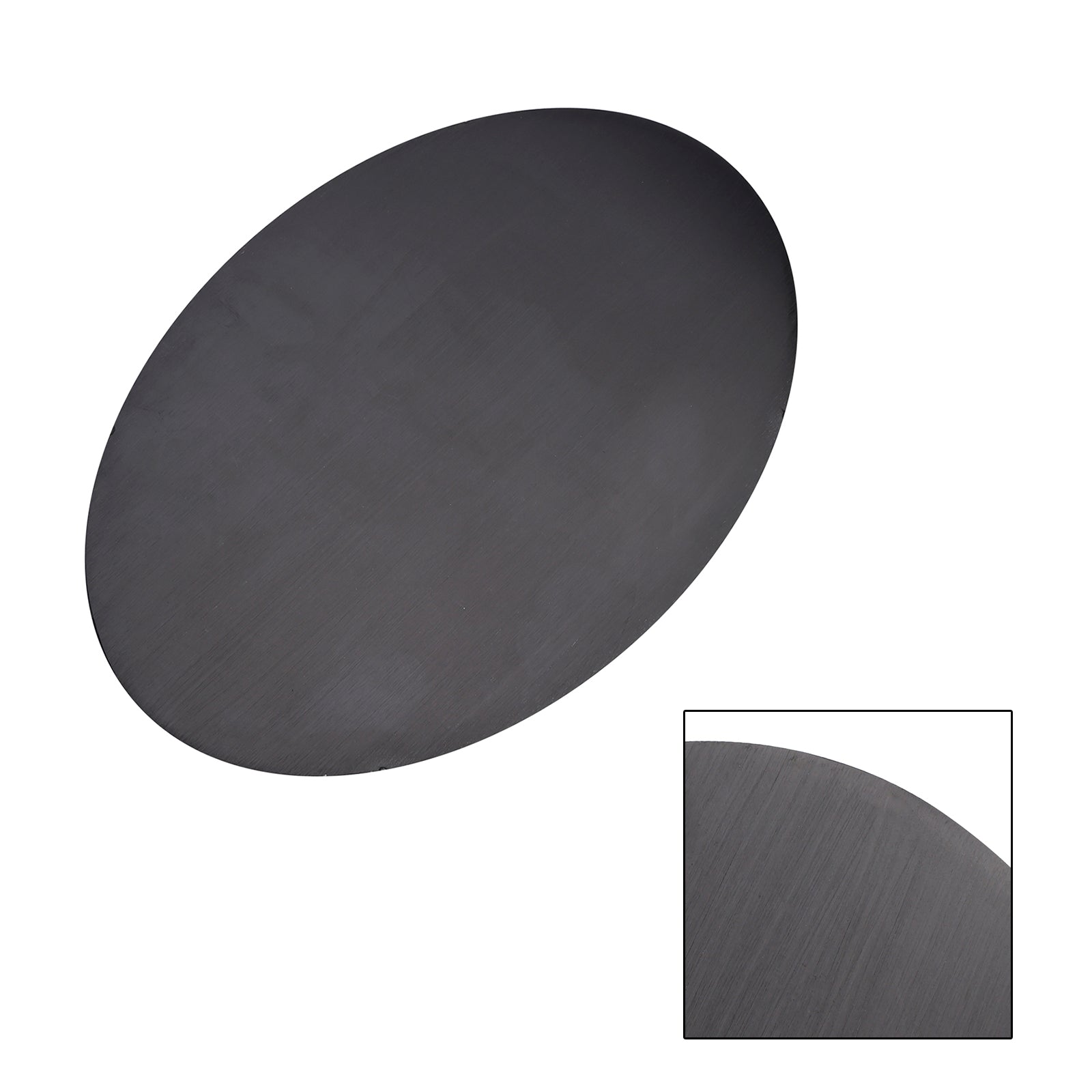 Plaque d'images en alliage en aluminium vierge ovale diy ajustement universel pour moto