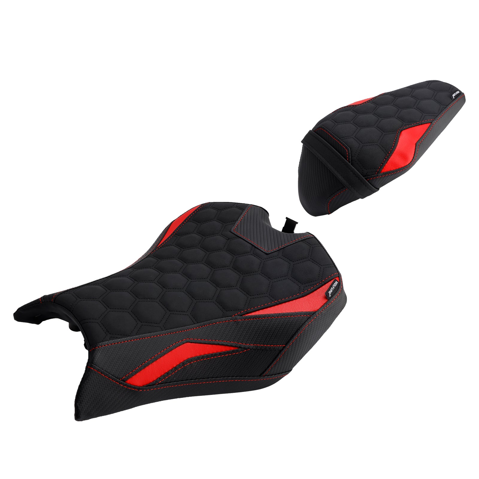 Front&Rear Raider Passenger Cushion Kit Red2 For Kawasaki Z900 Zr900-F 2025-