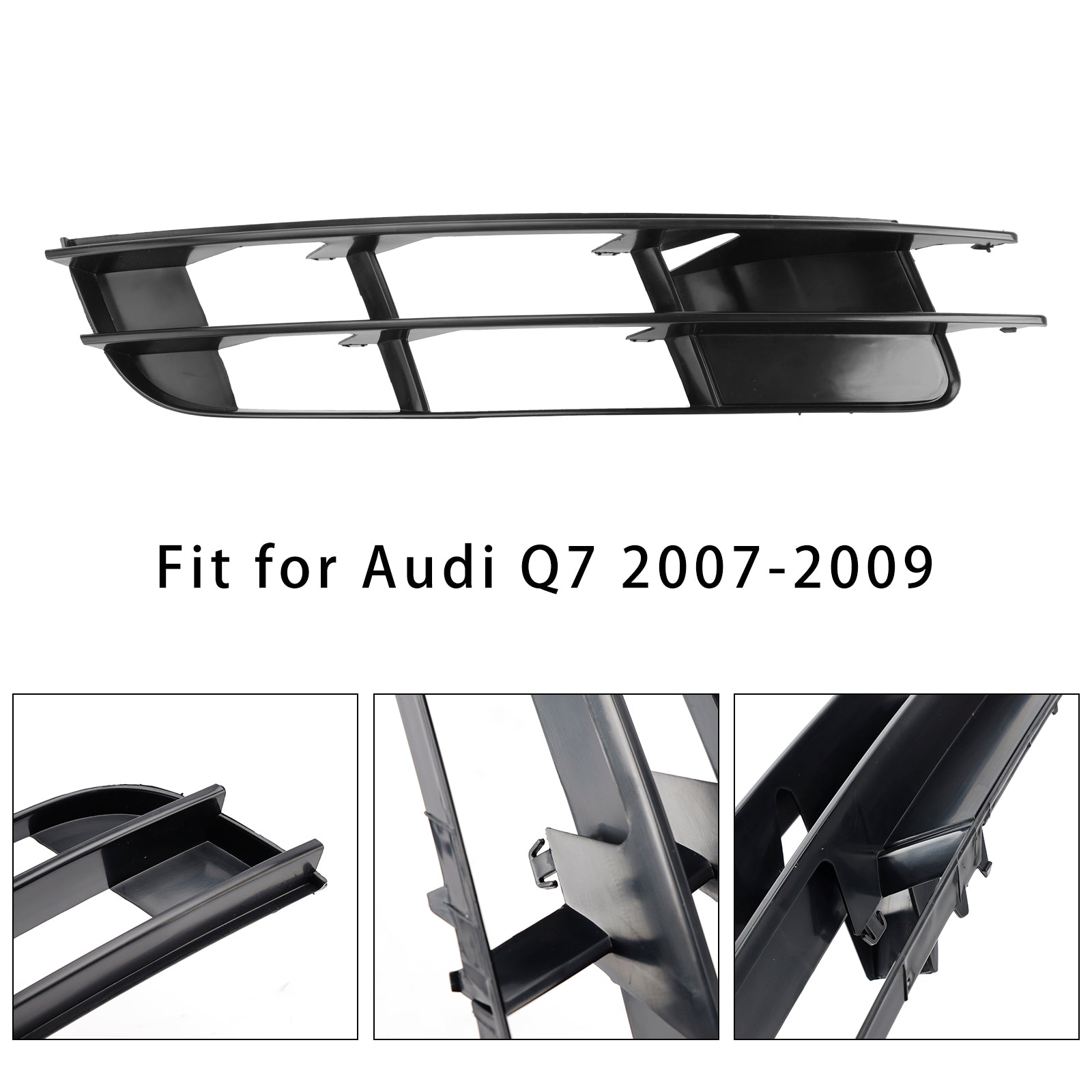 2007-2009 Audi Q7 Rechtsvoor Bumpergrille Mistlampgrill 4L0807682