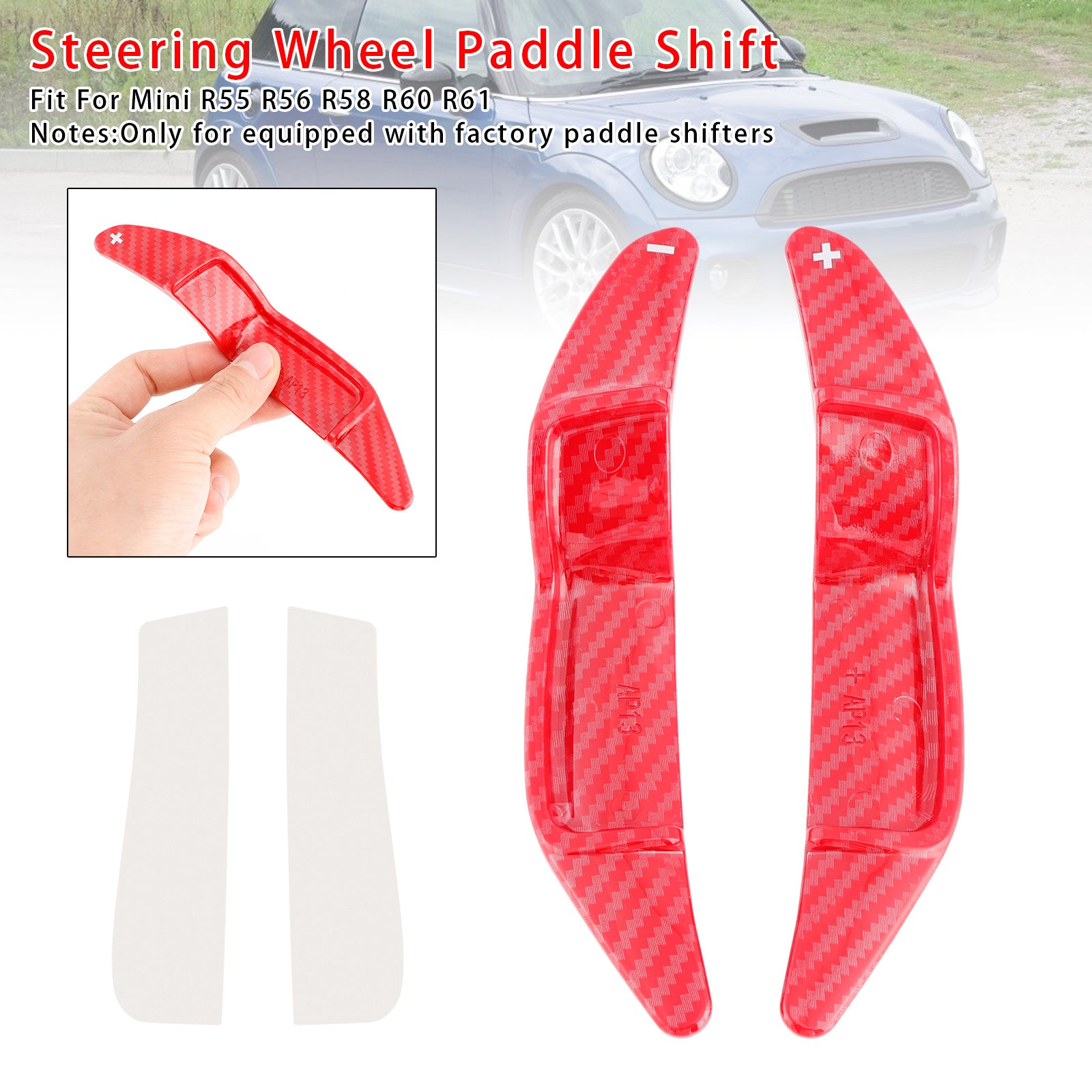 Steering Wheel Paddle Shifter Extension For Mini R55 R56 R58 R60 R61