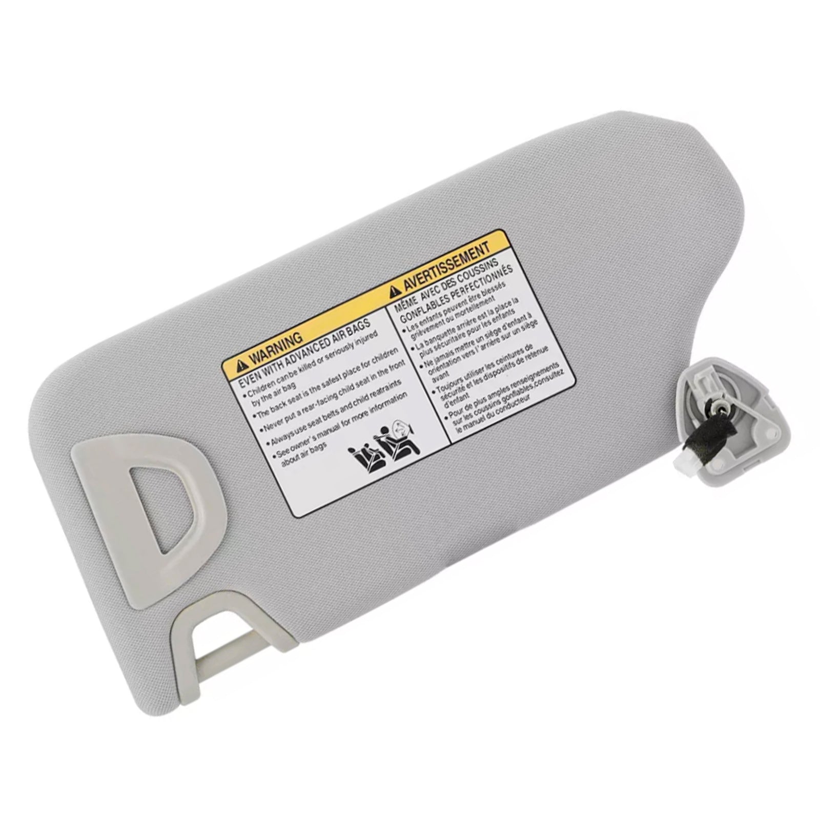 Visera solar gris para Nissan Altima 2013-2018, lado derecho, 964003TA2A