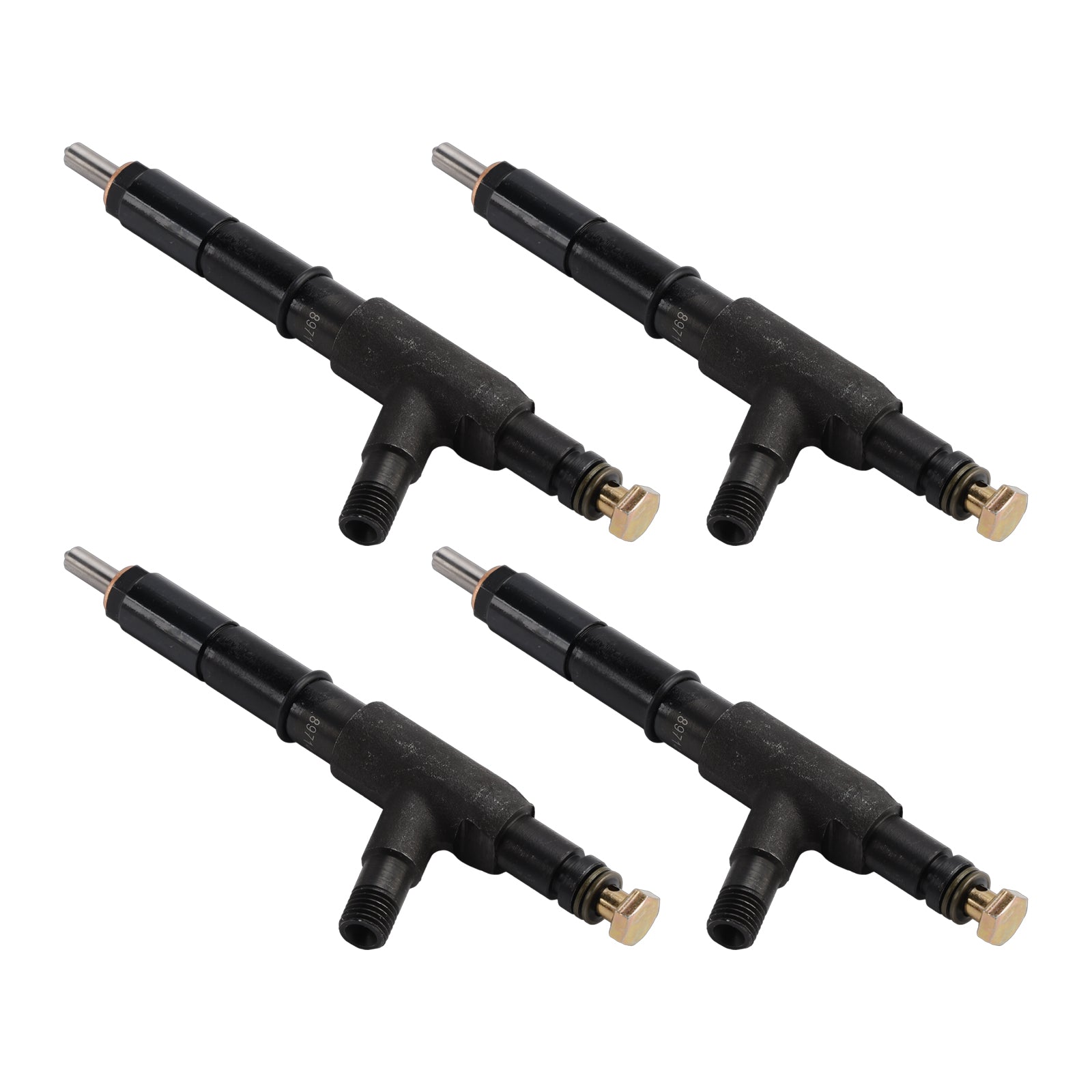For Isuzu Engine 4HE1 4.8L 4HG1T 4.6L Truck NPR 4PCS Fuel Injector 8-97148-961-1