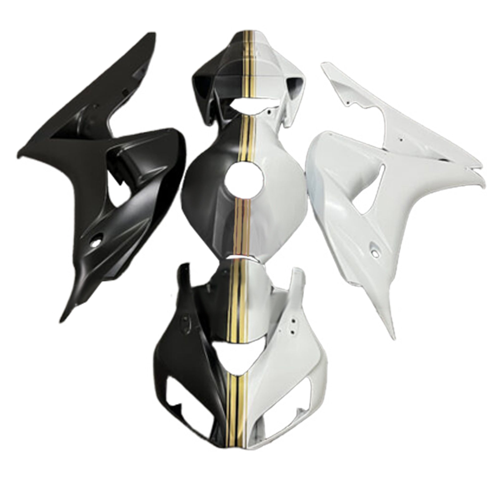 Injektionssats Kit Kroppsverk Plast ABS för Honda CBR1000RR 2006-2007