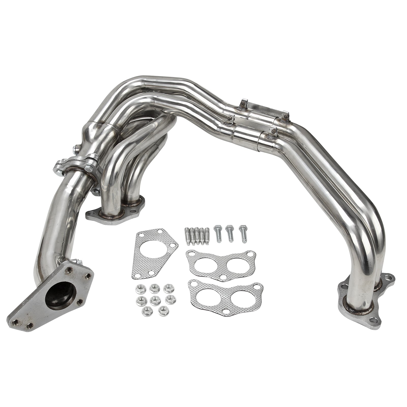 Cabeçalho de escape FIT IMPREZA WRX/STI GDB GG EJ20/EJ25 02-06 Aço inoxidável