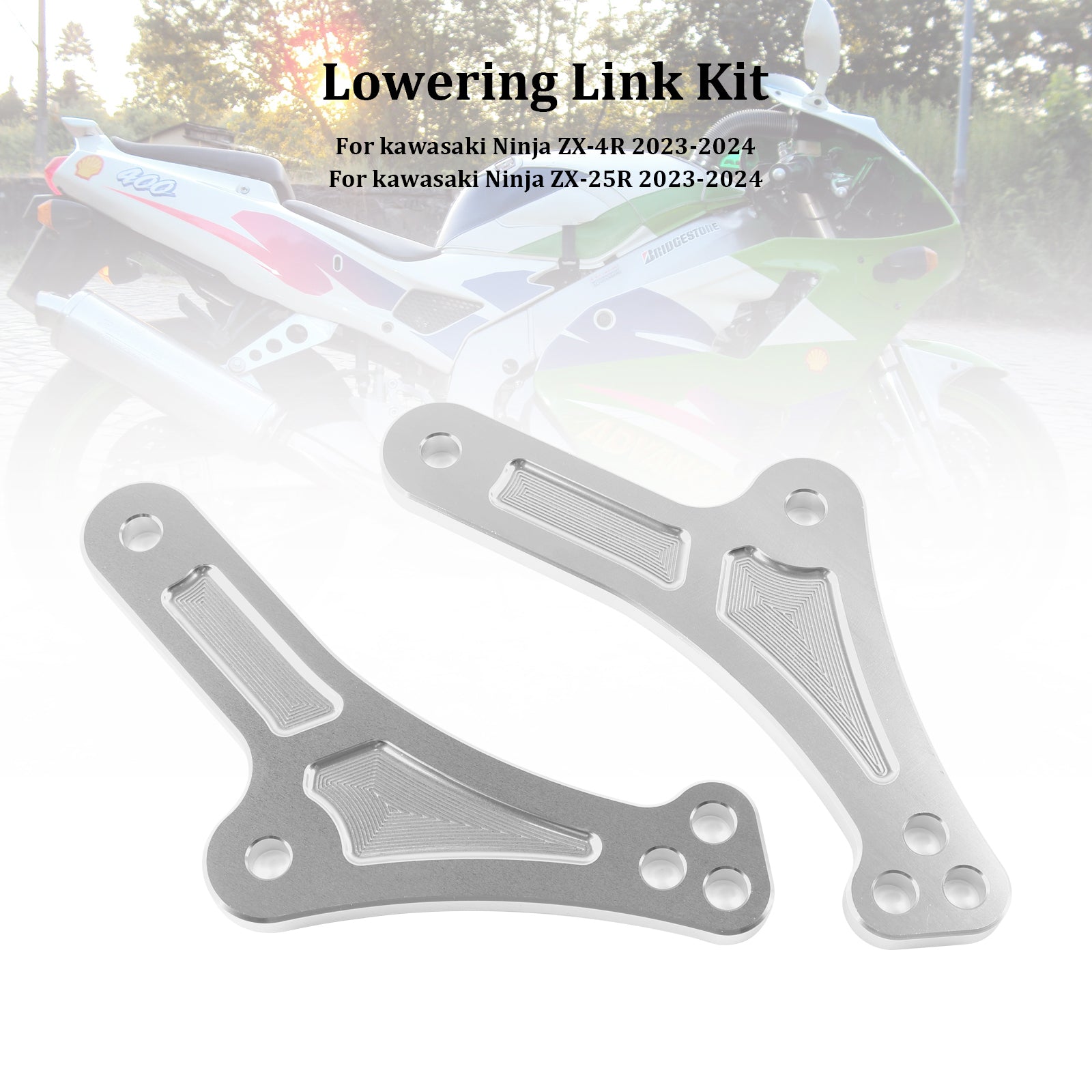 2023-2024 KAWASAKI ZX-25R ZX-4R Justerbara lägre upphängningslänkar för