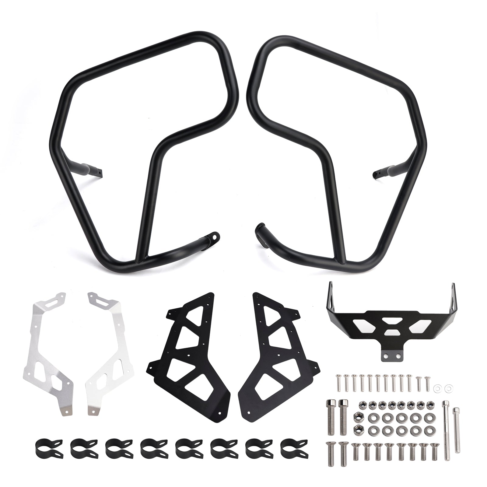 Crash Bar Lower Engine Guard Steel Frame Fit Black For Bmw R1300Gs 2024-2026 Adv
