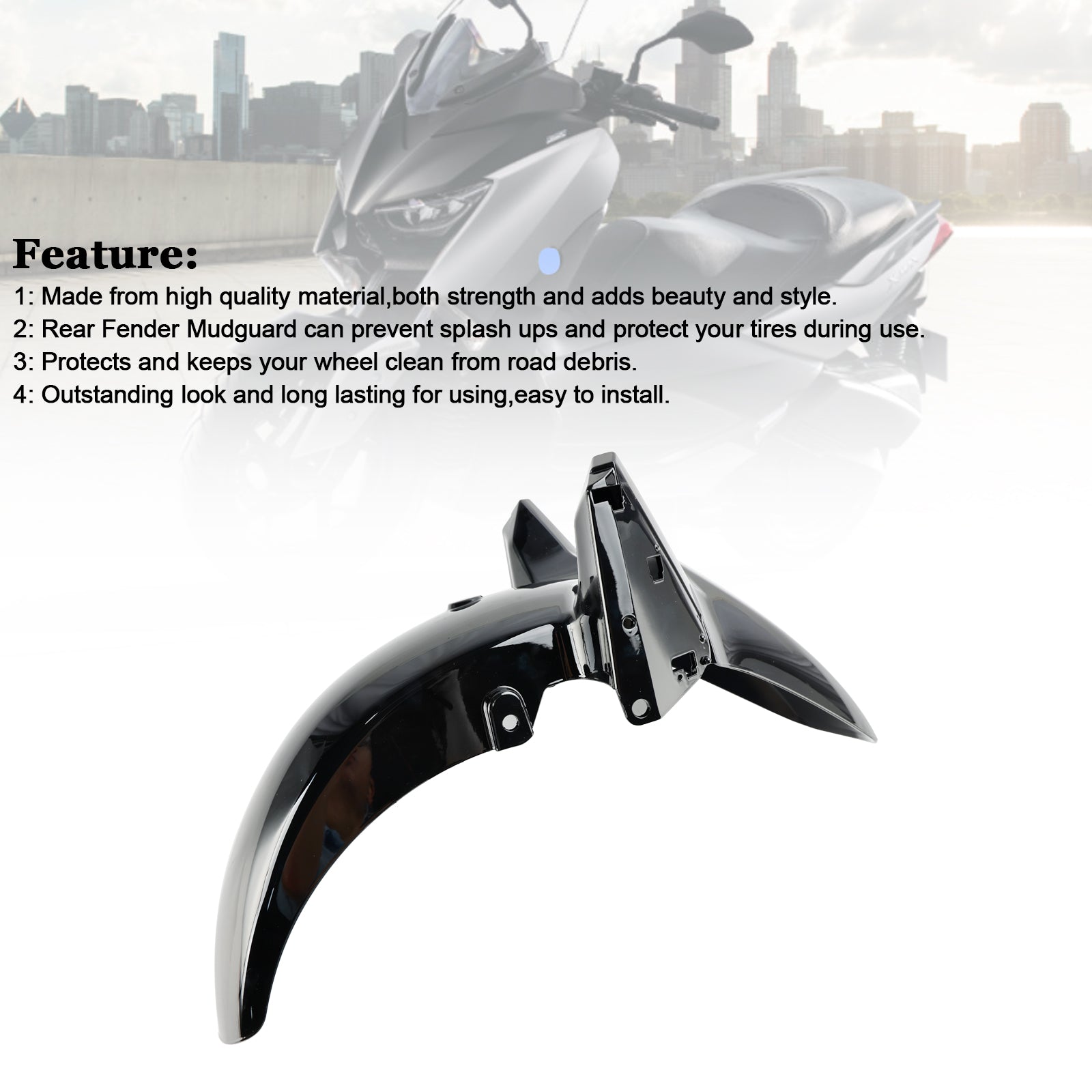 2023-2024 Yamaha X-MAX 300 voorspatbord spatbord kuipkuip