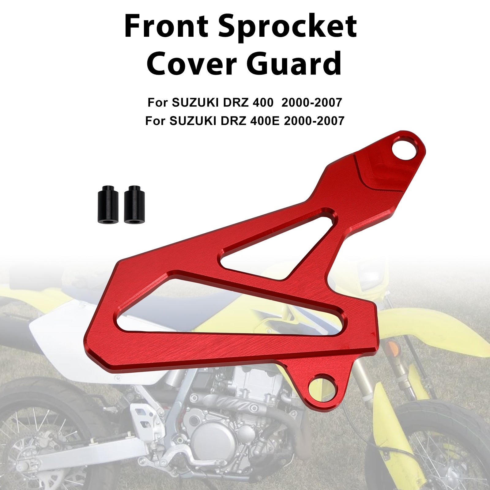 Front Sprocket Cover Guard For Suzuki DR-Z400SM 2000-2024 DRZ400/S/E