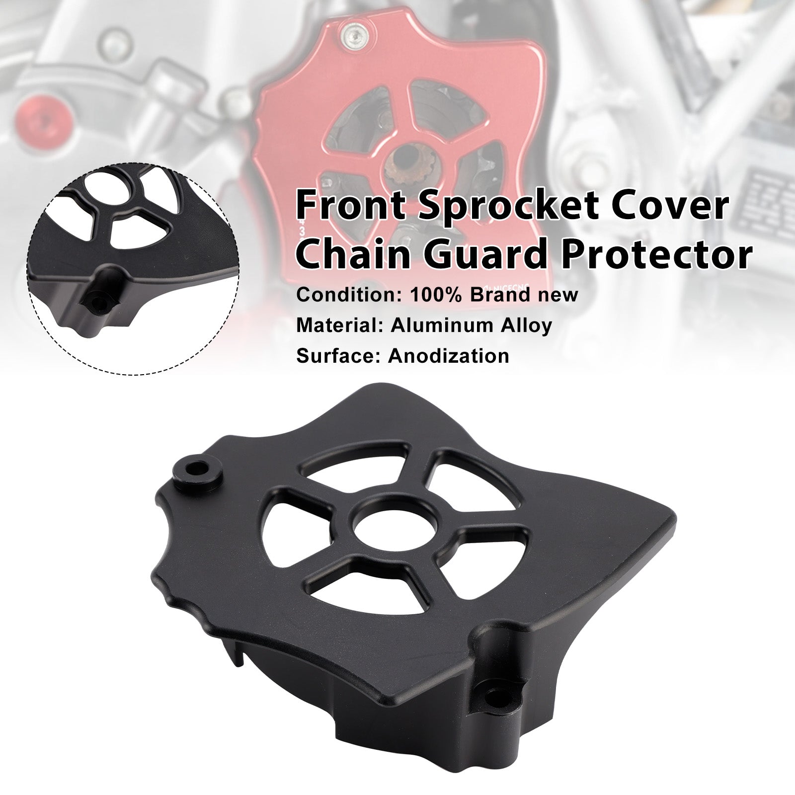 Front Sprocket Cover Chain Guard Protector For Honda XR650L 1993-2025
