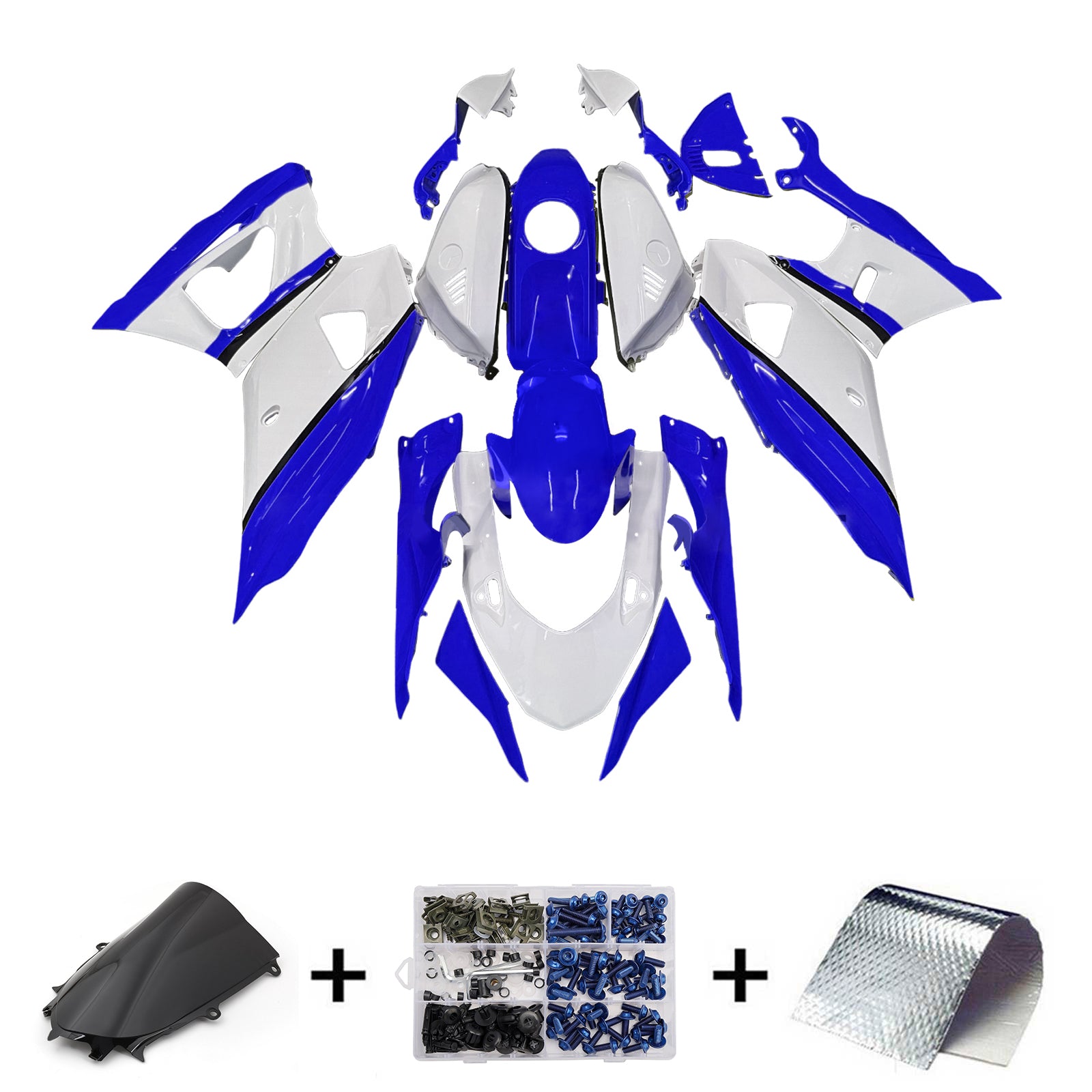 Injectiekuipset carrosserie kunststof ABS geschikt voor Yamaha YZF-R7 2021-2025