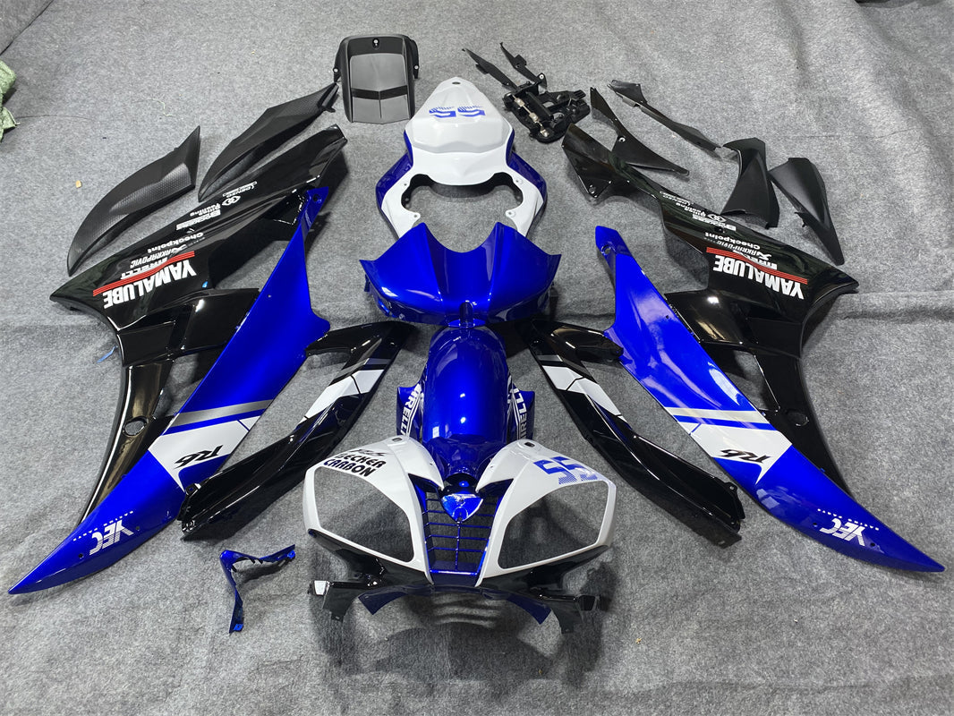 2006-2007 YAMAHA YZF 600 R6 Injektionsmässa kit Kroppsarbete Plast ABS #153