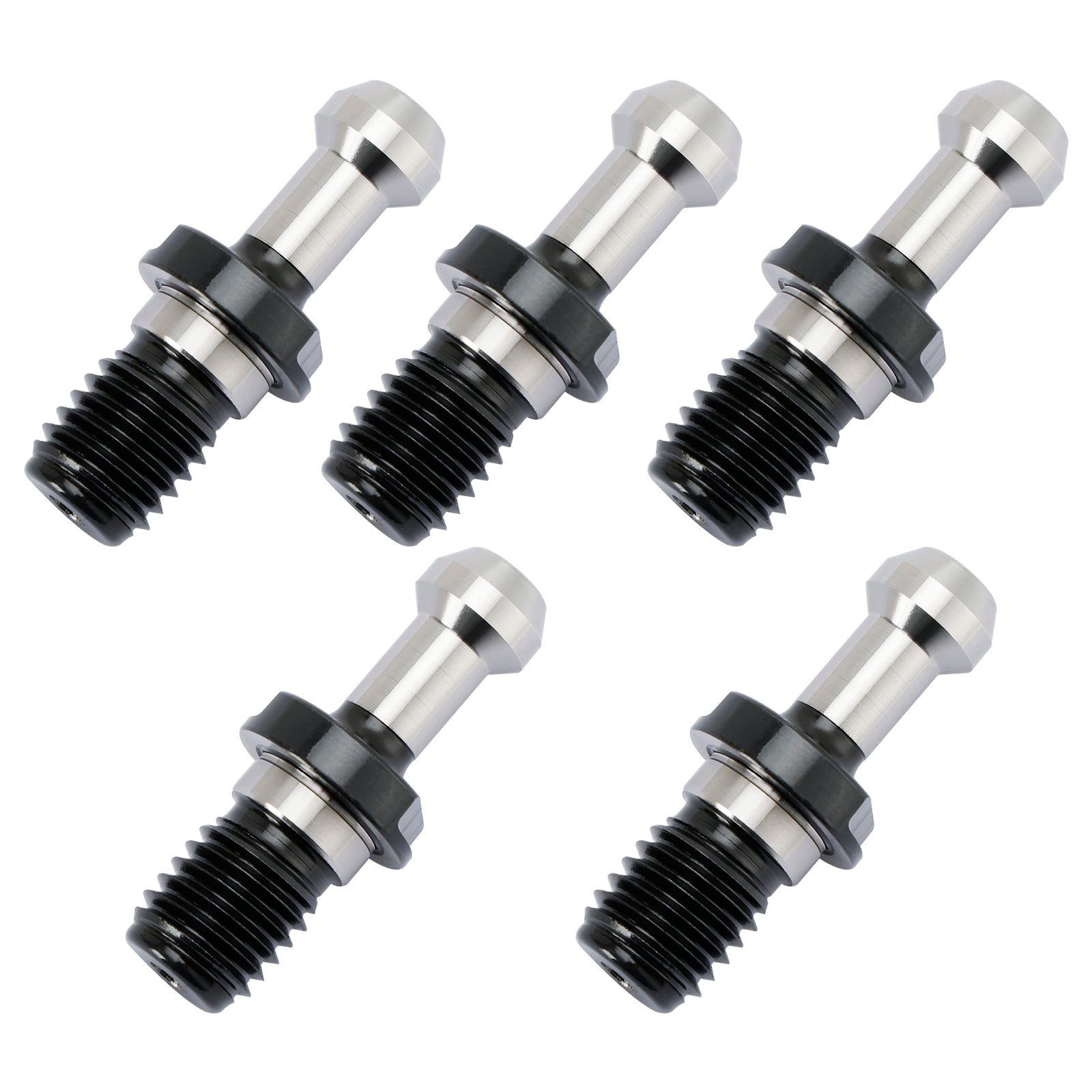 Perilla de retención de perno prisionero CAT40 de 45 pulgadas, 5 uds., se adapta a cualquier Haas CAT40 CNC plateado