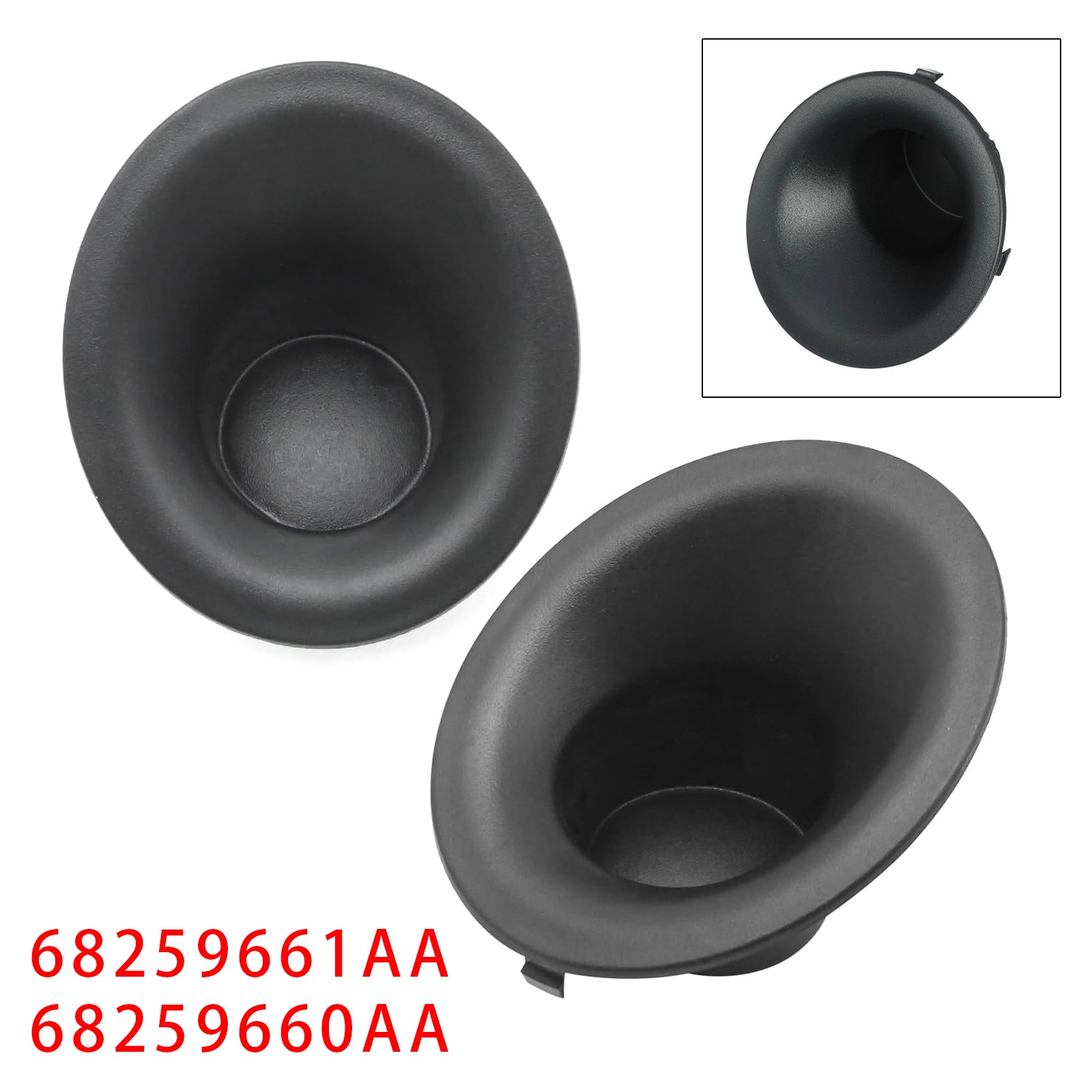 Par tåkelysdeksler for Dodge Challenger 2015-2022 68259661AA