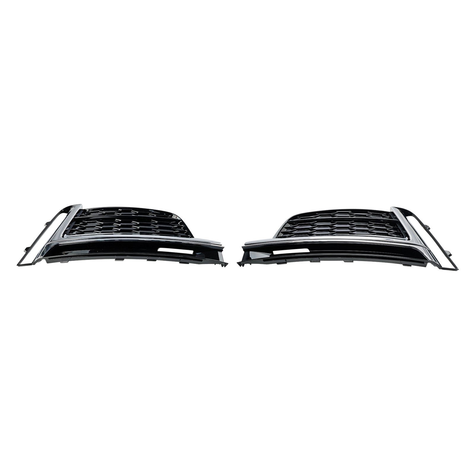 2st Front Bumper Fog Light Grille Cover Trim Fit Audi S5 A5 S-Line 2018-2019