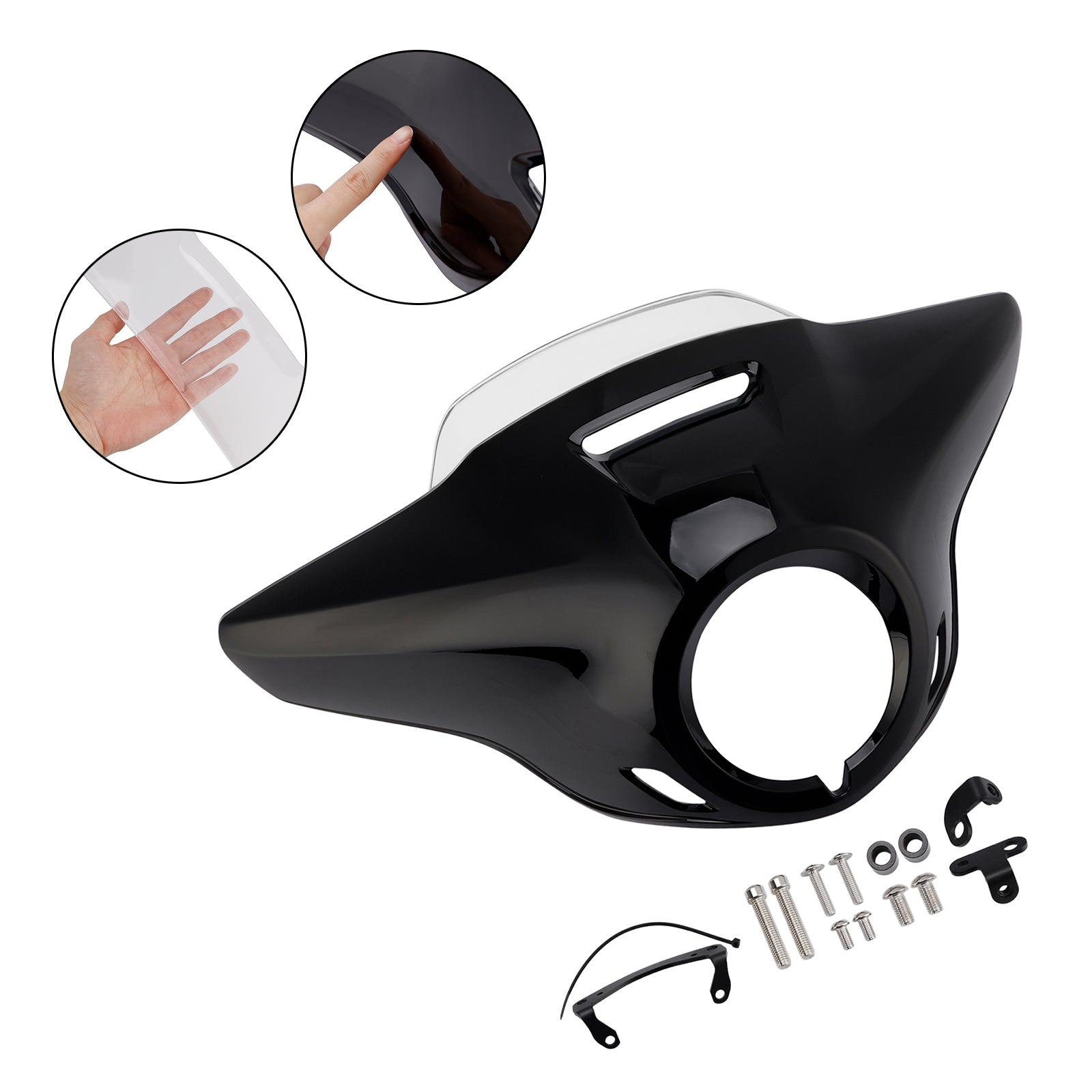 Windshield WindScreen Headlight Fairing fit for HONDA CM300 CM500 2021-2024