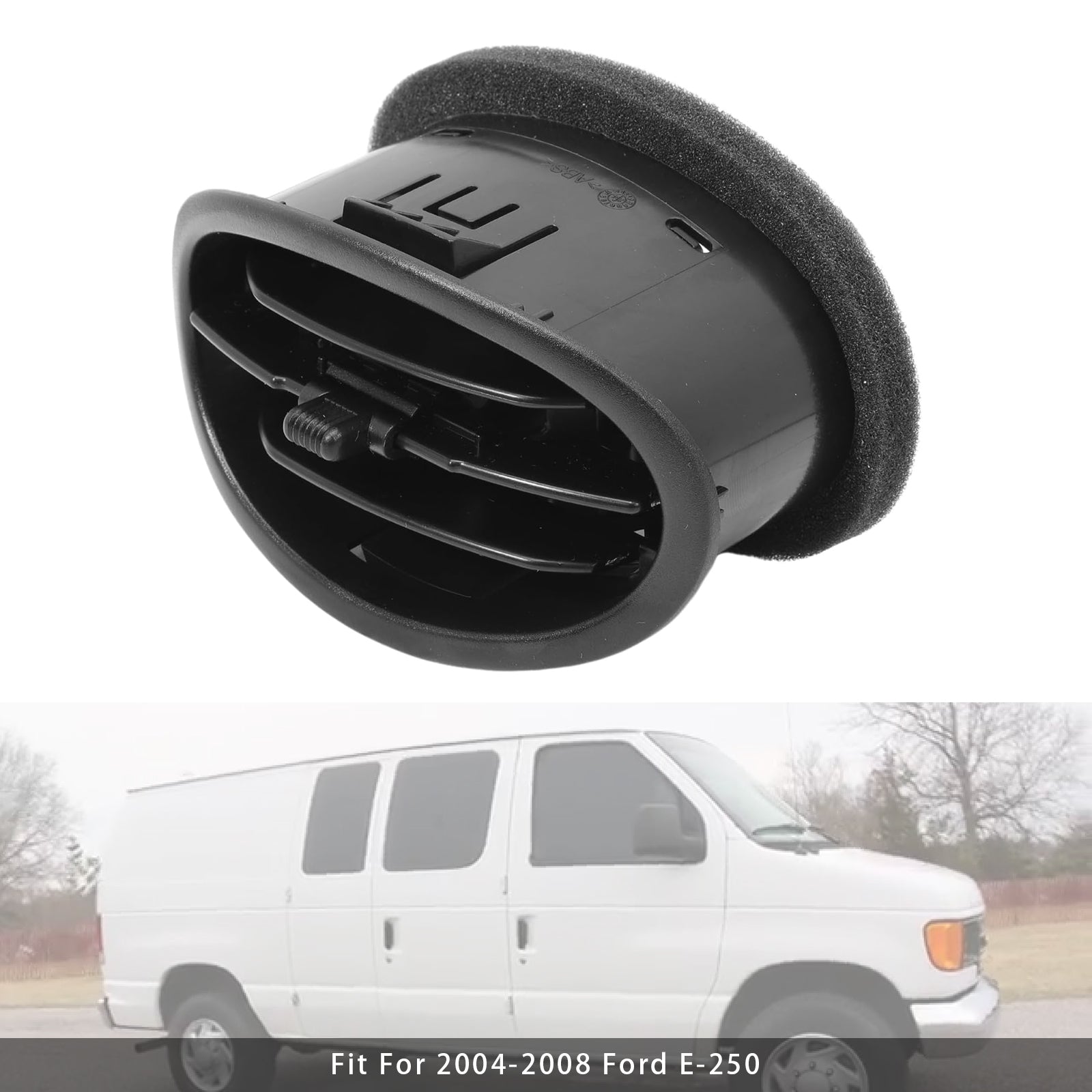 Ohrievač Ac Dash Panel Air Louvre Vent pre Ford E-150 E-250 4C2Z19893BA