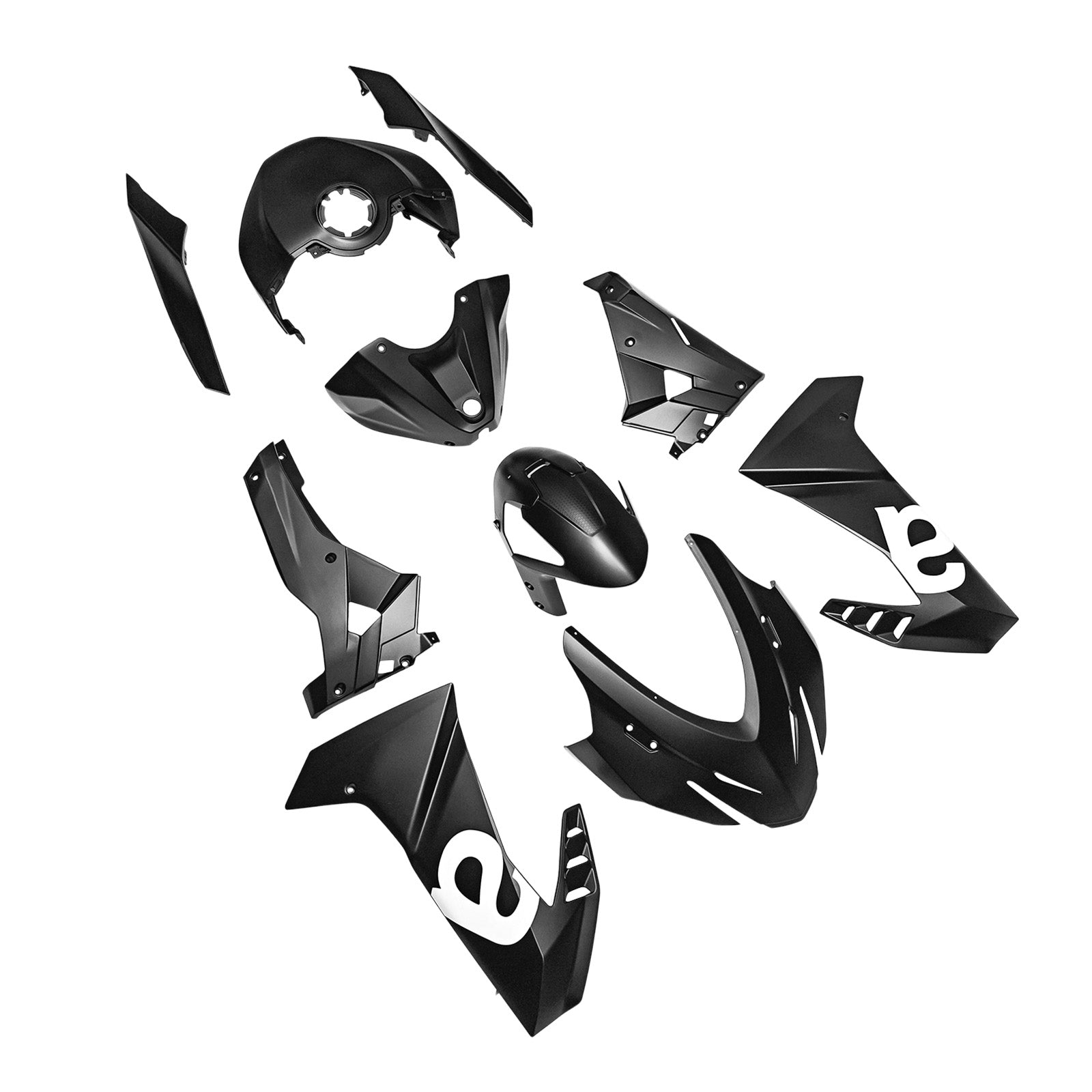 Vstrekovanie ABS plastová kapotážová súprava pre Aprilia RS457 2024-2025 04#