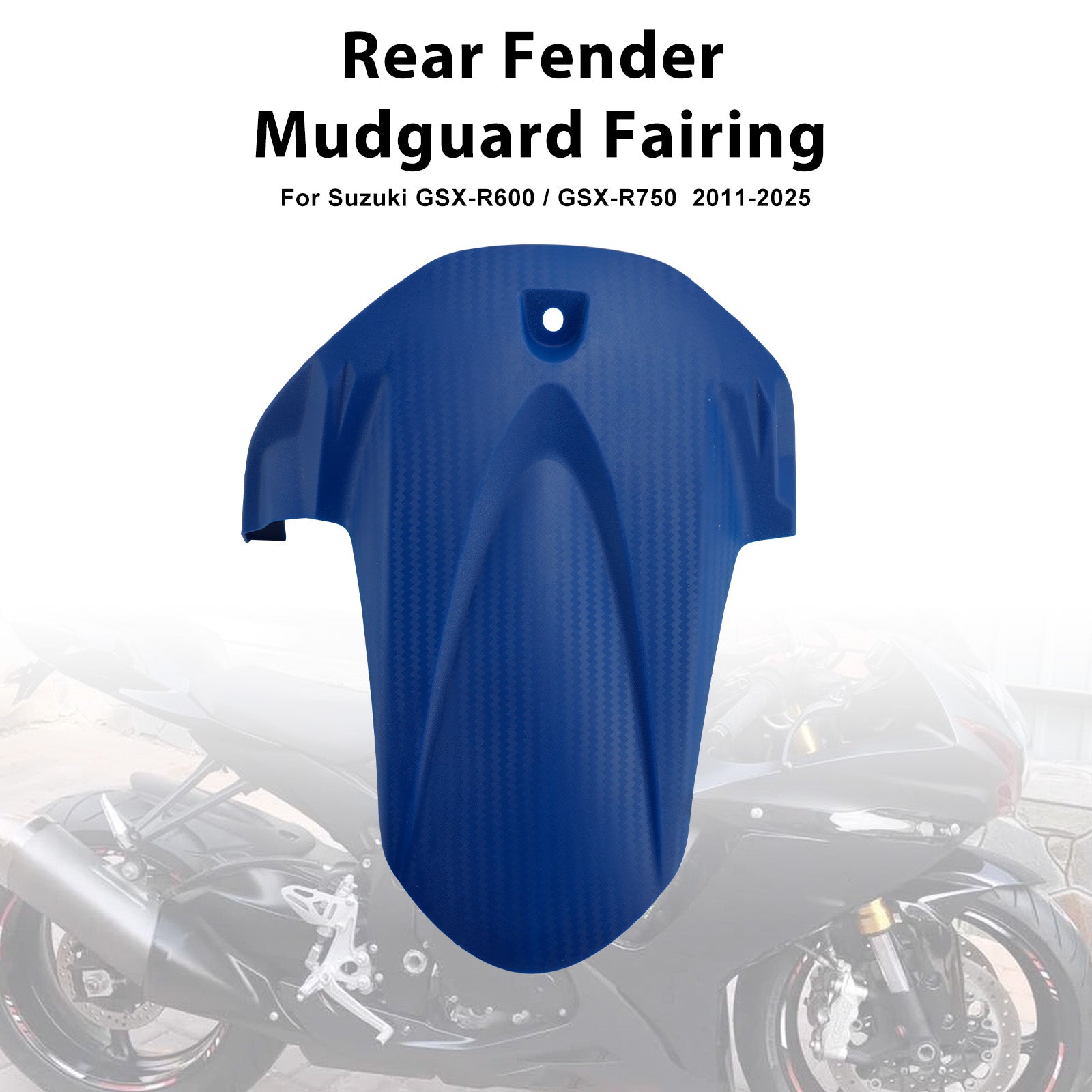 For Suzuki GSX-R600 2011-2025 Rear Fender Mudguard Fairing