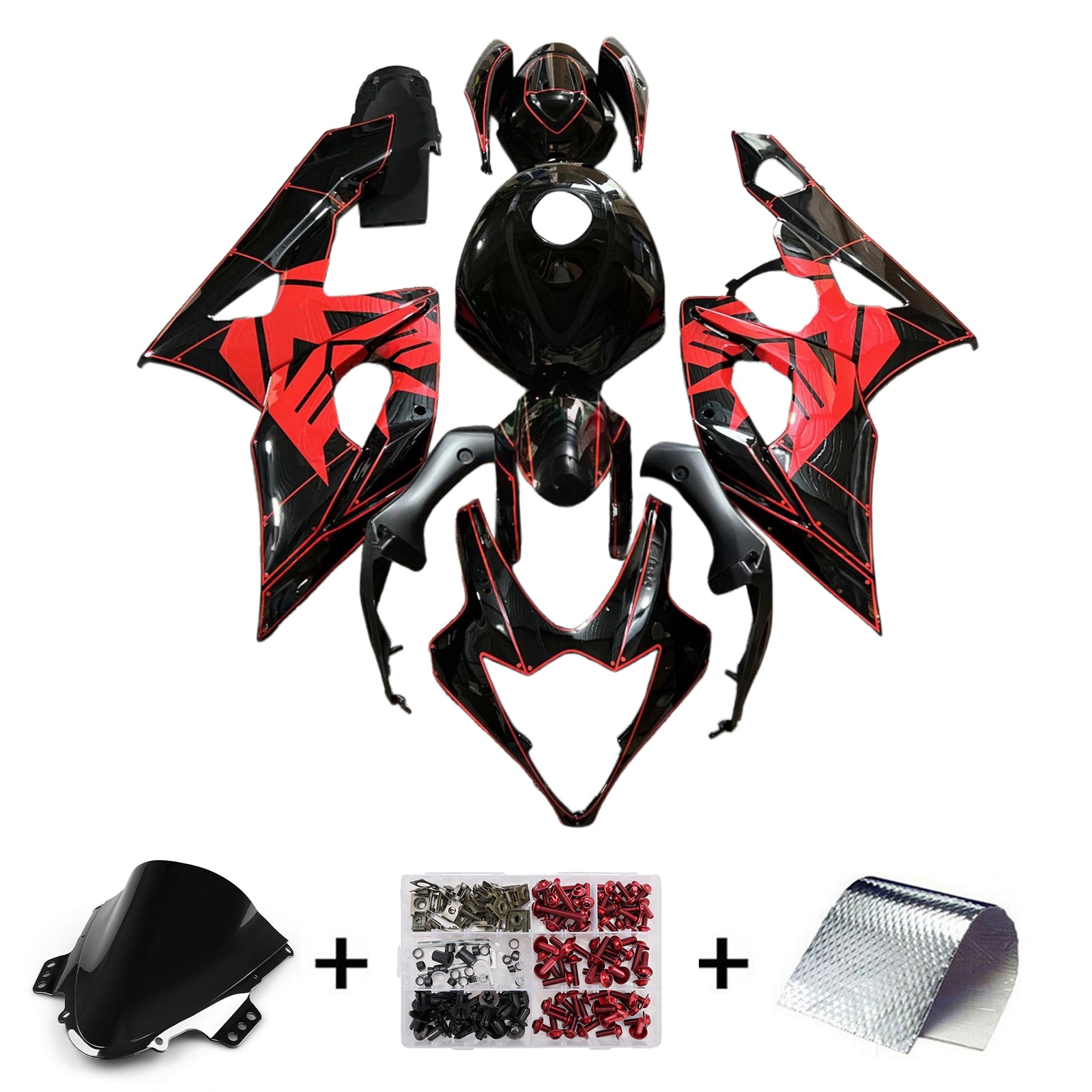 Injeksjon Fairing Kit karosseri plast abs for suzuki gsxr1000 2005-2006 K5