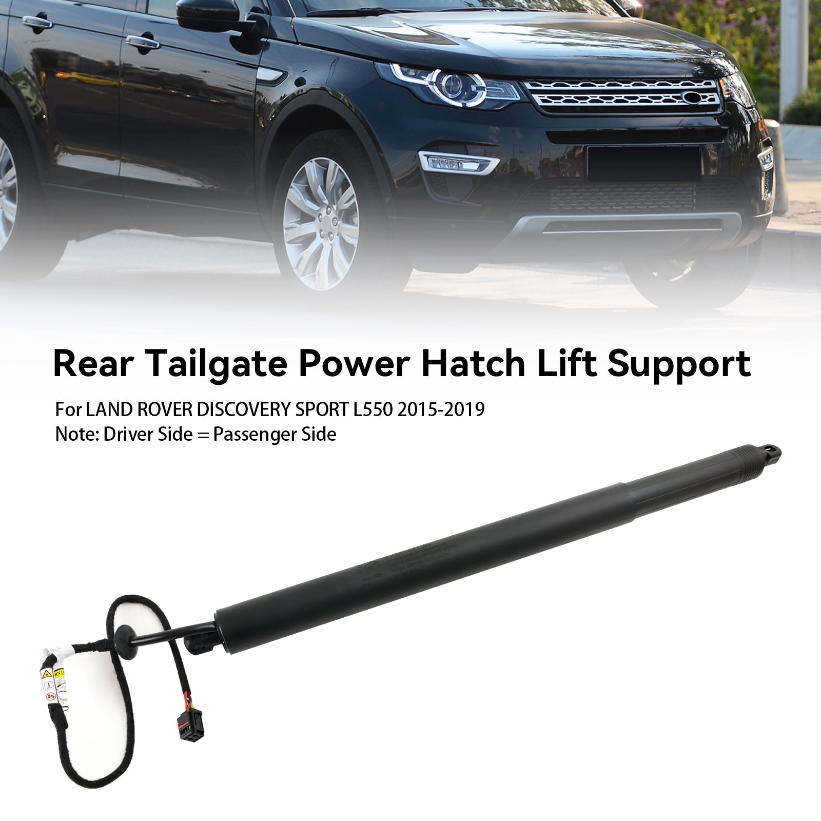2015-2019 LAND ROVER DISCOVERY SPORT L550 Couvercle de coffre arrière Vérin à gaz LR075419