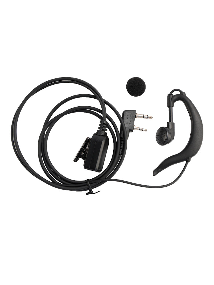 K-326-929 Earhook-headset för TK-220 TH-F6 RPV516A KG-UVD1P TG-2AT PX-666 UV-5RB