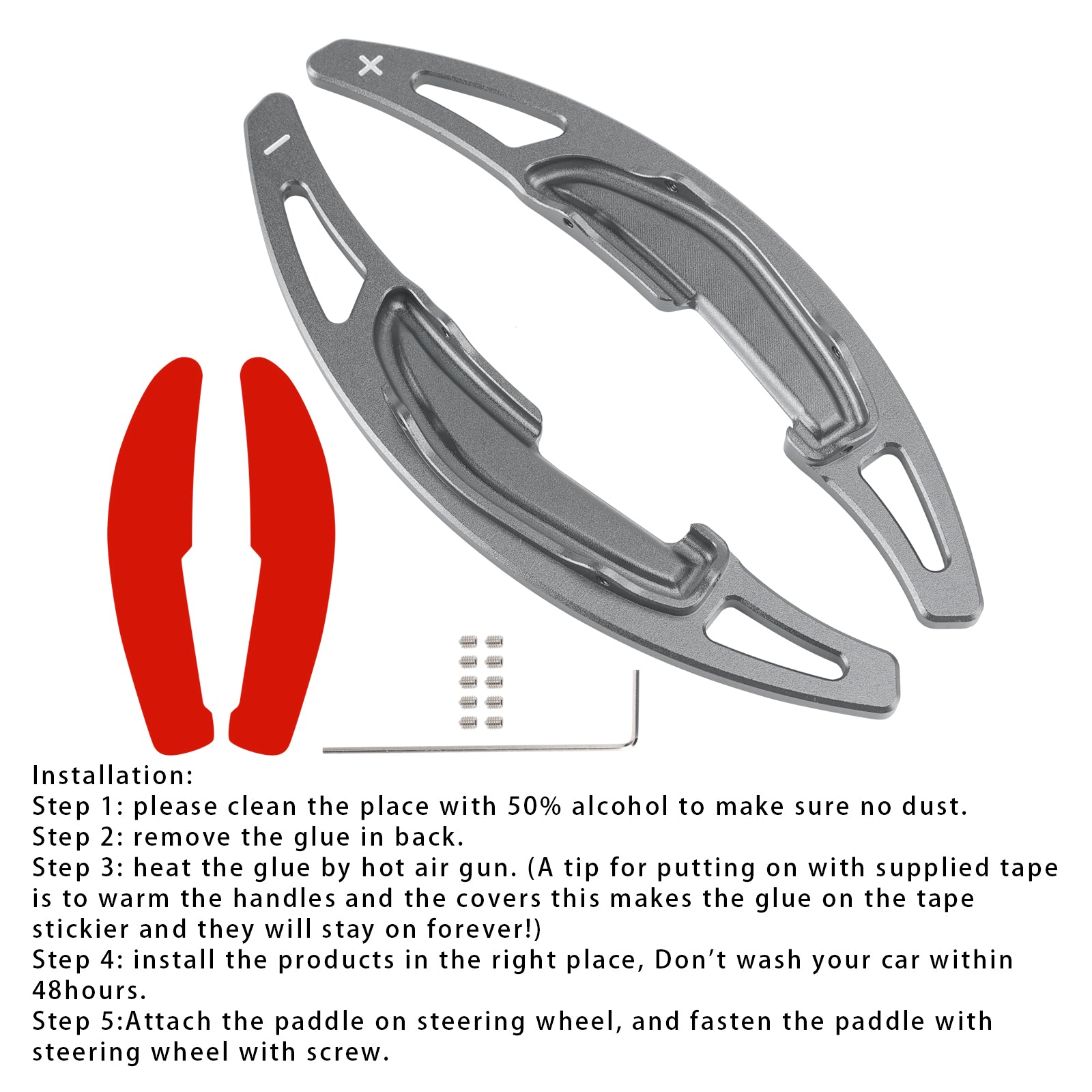 Ratthjulets skifterforlengelse for BMW M3 M4 x5m x6m aluminium
