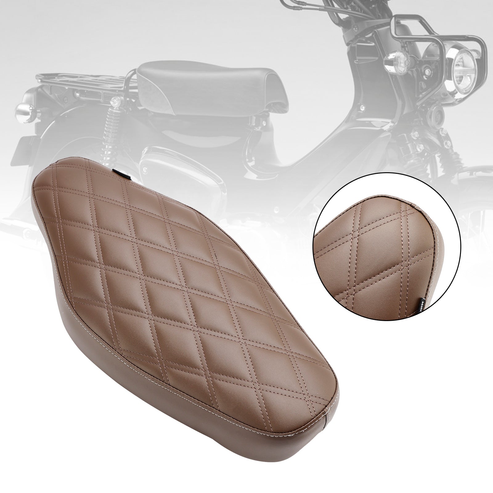 2023 Honda Cross Cub CC110 Byt ut bakre förarsätesstol Brown