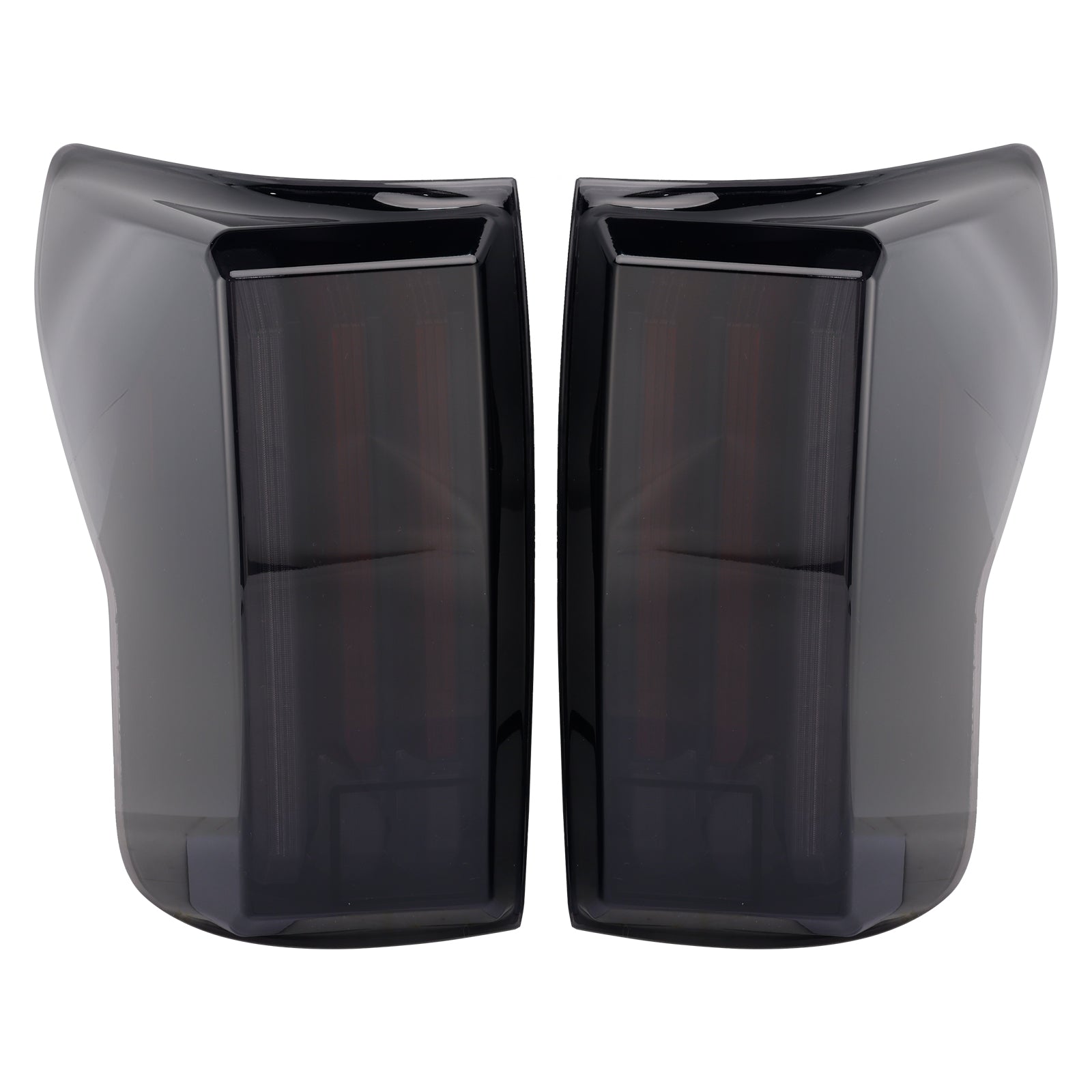2007-2013 For Toyota Tundra Left+Right LED Tail Lights Black Housing Smoked Lens
