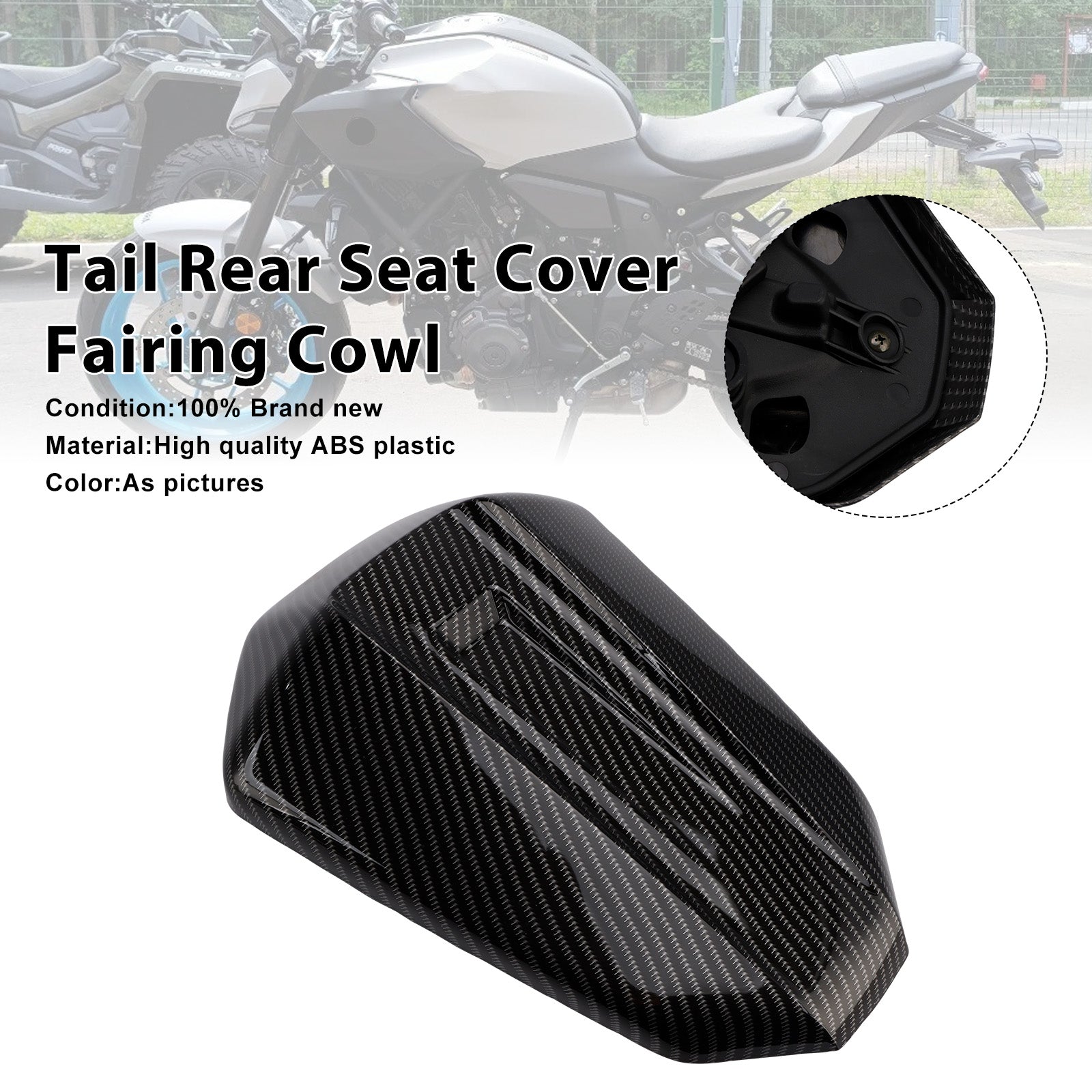 2025-2026 Yamaha MT-07 MT07 Tail Rear Seat Cover Fairing Cowl