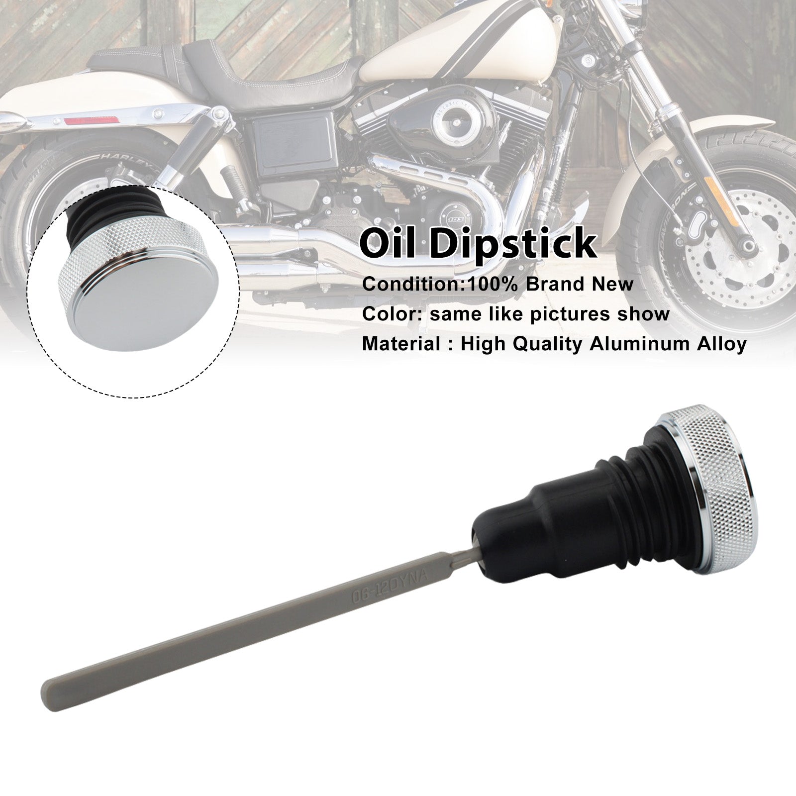 0710-0153 Oil Dipstick Tank Cap Plug For FXD Dyna 2006-2017