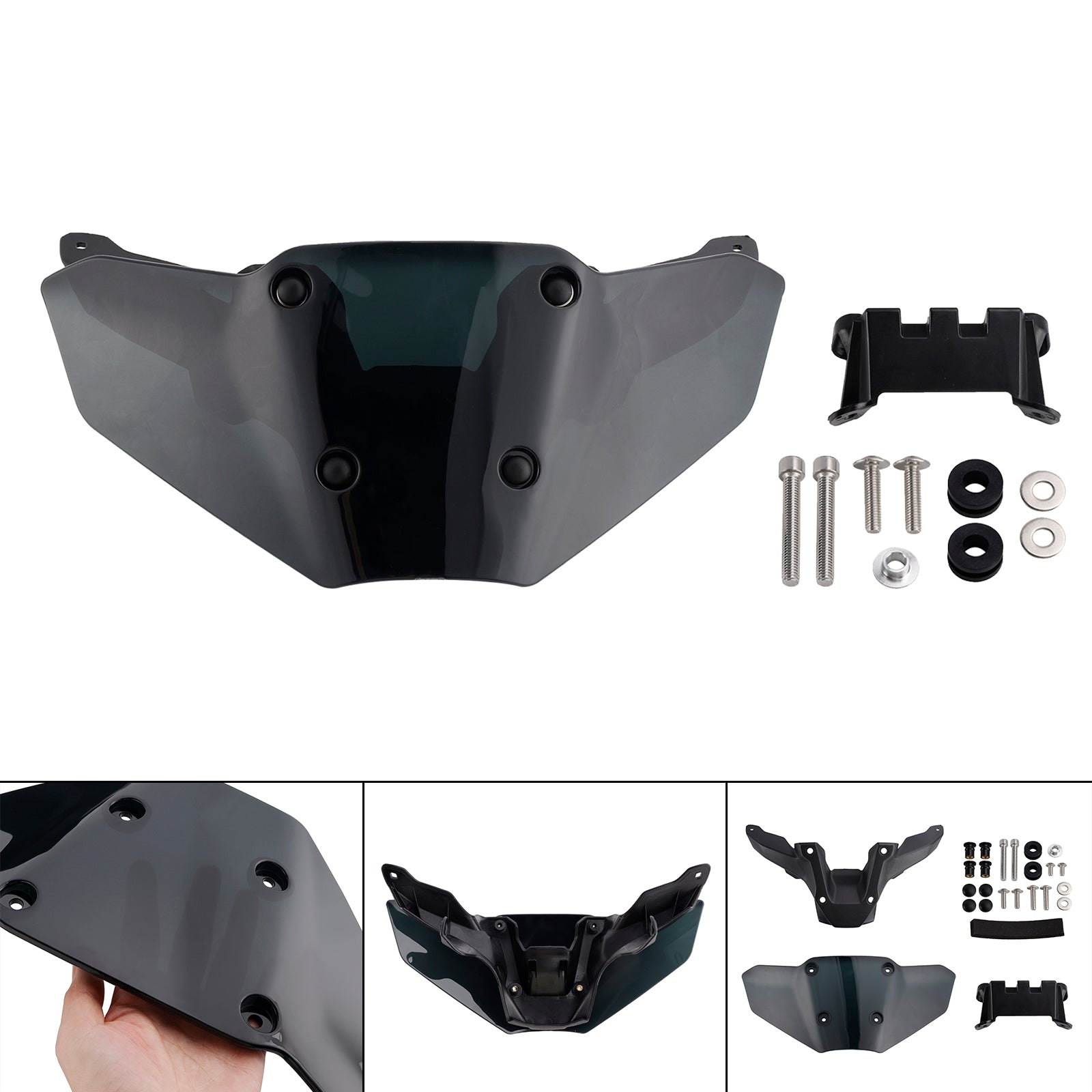 2024-2025 Yamaha MT-09/SP ABS Motorsykkel frontrute frontrute