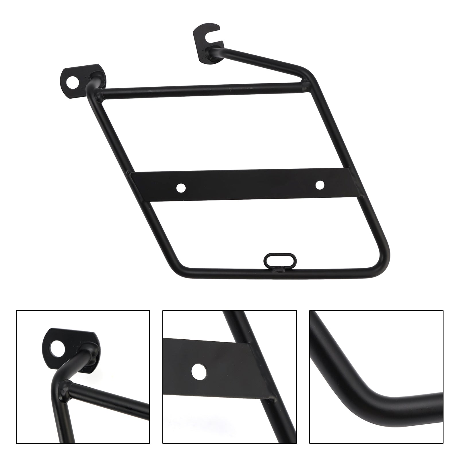 Luggage Rack Side Saddle Bag Mount Bracket For Kawasaki W800 2011-2025 24 Right