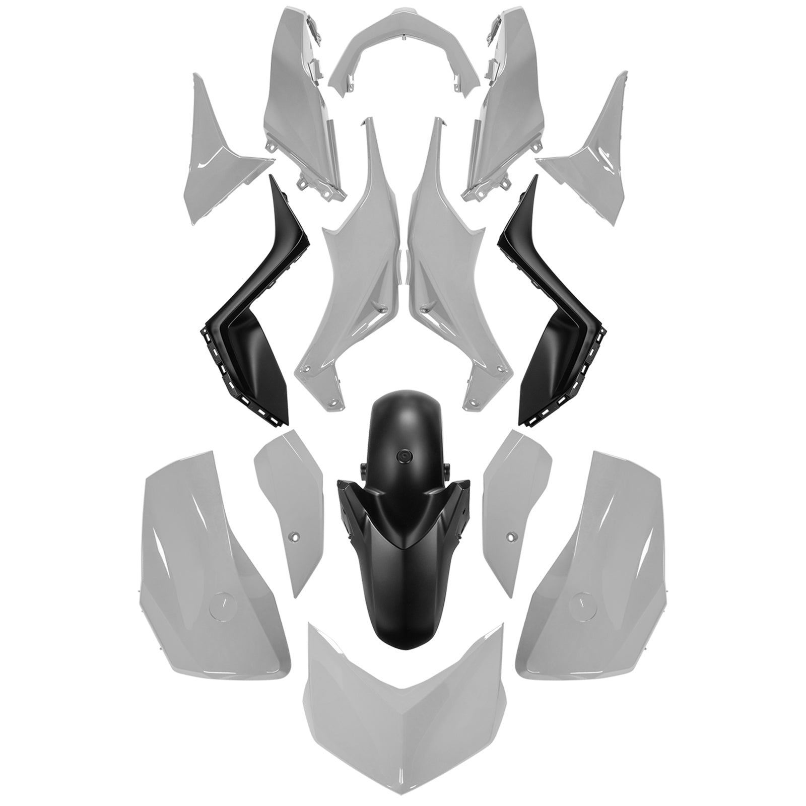 2023-2024 YAMAHA X-MAX 300 XMAX INJEKTION ABS BOODYWORK FAIRING KIT 13#