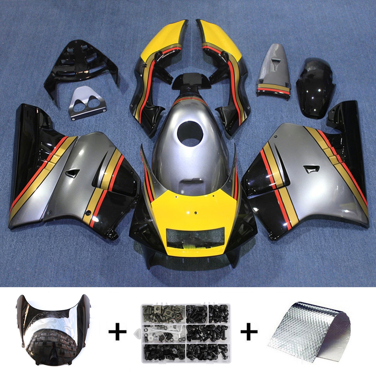 Injection Fairing Kit Bodywork Plastic ABS For Honda NSR250 PGM-4 1994-1996