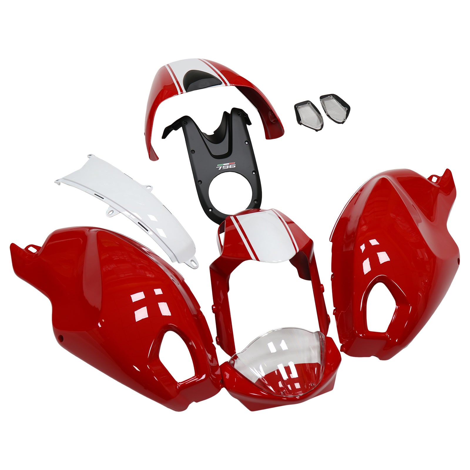 Injection Fairing Kit Bodywork For Ducati Monster 696 796 1100 S EVO all years