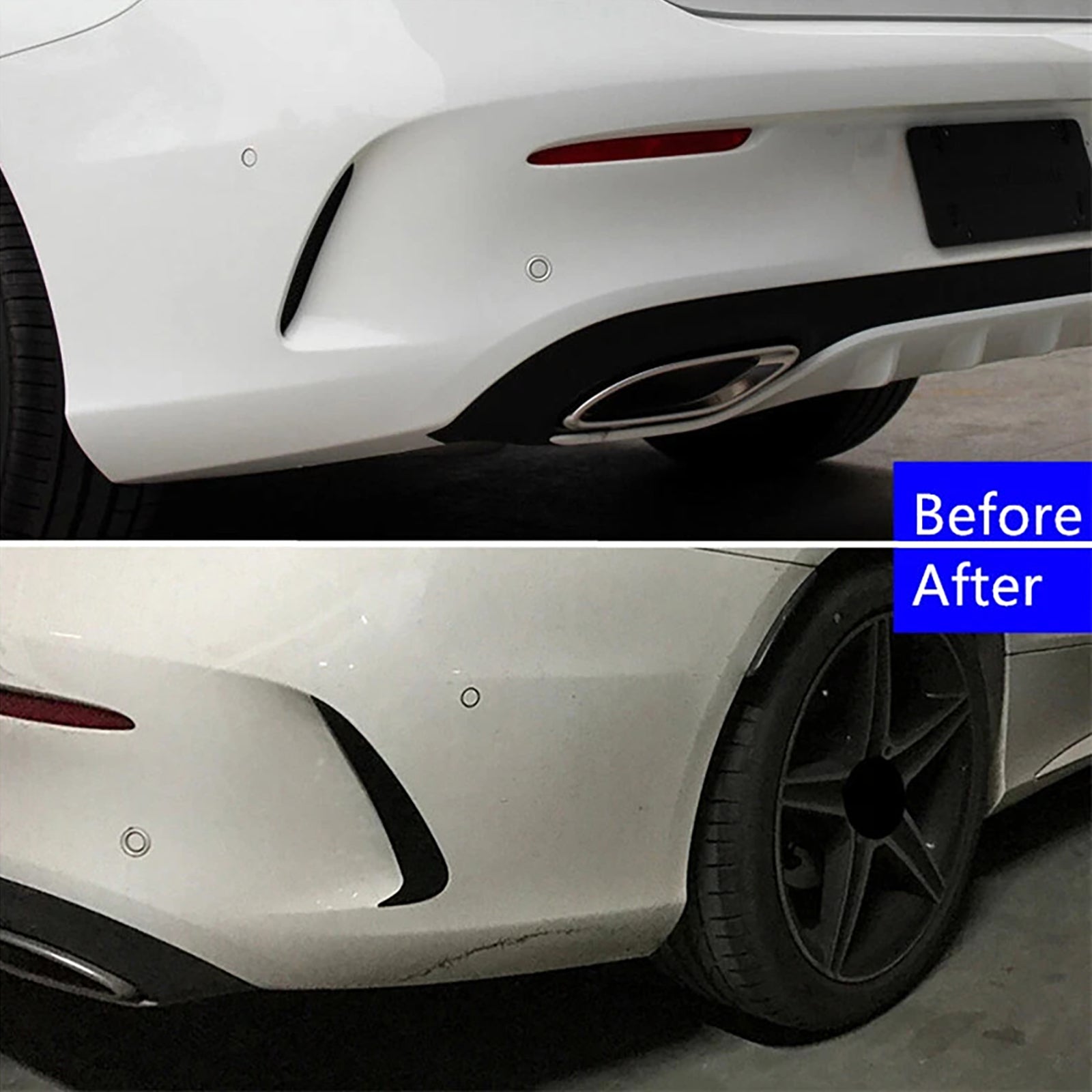 Cache de ventilation arrière noir brillant pour Benz Classe C W205 C43 C63 2014-2019