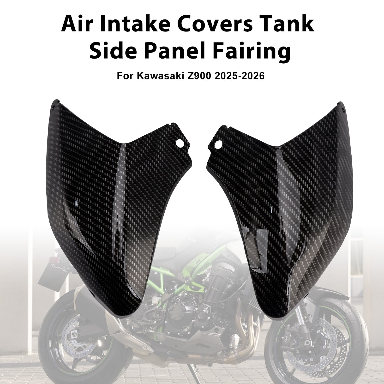 Air Intake Covers Tank Side Panel Fairing For Kawasaki Z900 2025-2026