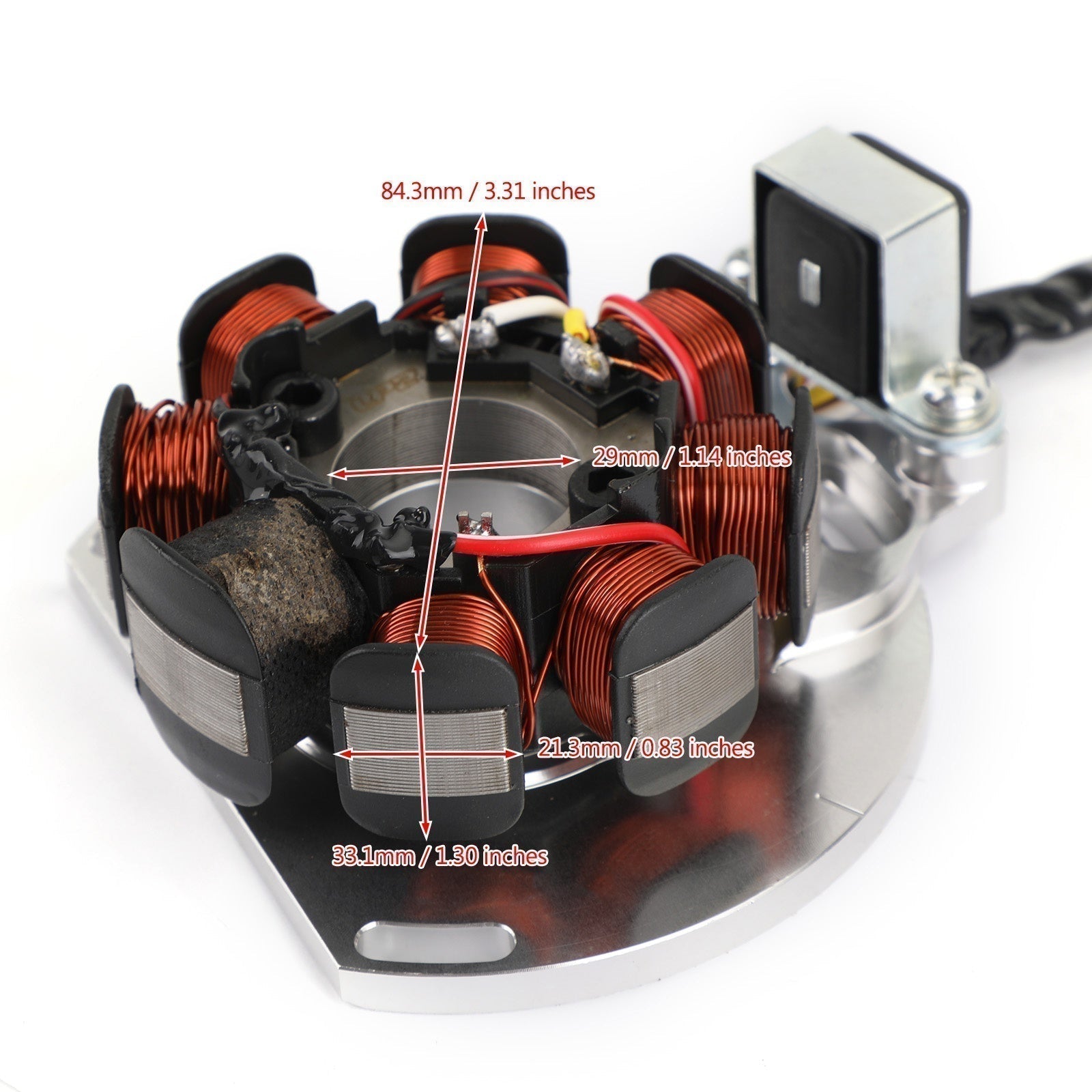 2012-2014 Husaberg TE 125 Magneto generátor motora statora 2K-3 54839204000