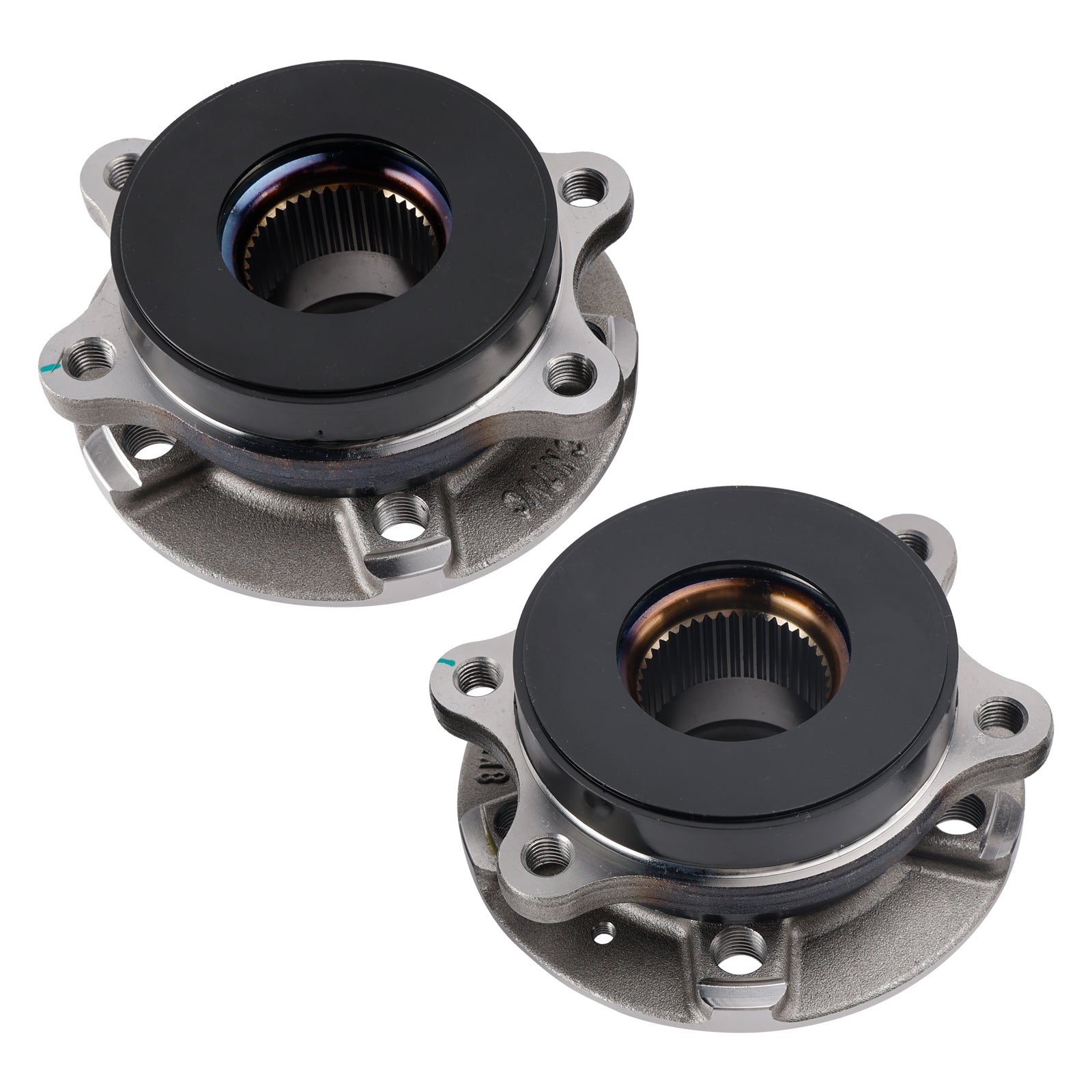 Audi A4 8K A6 C7 A5 8T A8 4H Q5 2x Kit bride de moyeu de roue avant + roulement + boulons 4H0498625D