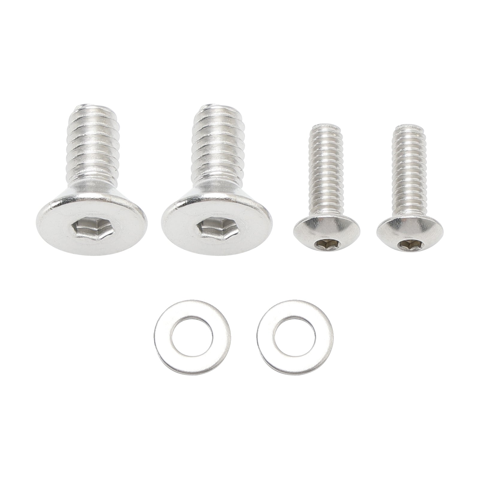 Motor täcker rostfritt UNC Allen Screw Kit 59 st för Sportster XL 2004-Up