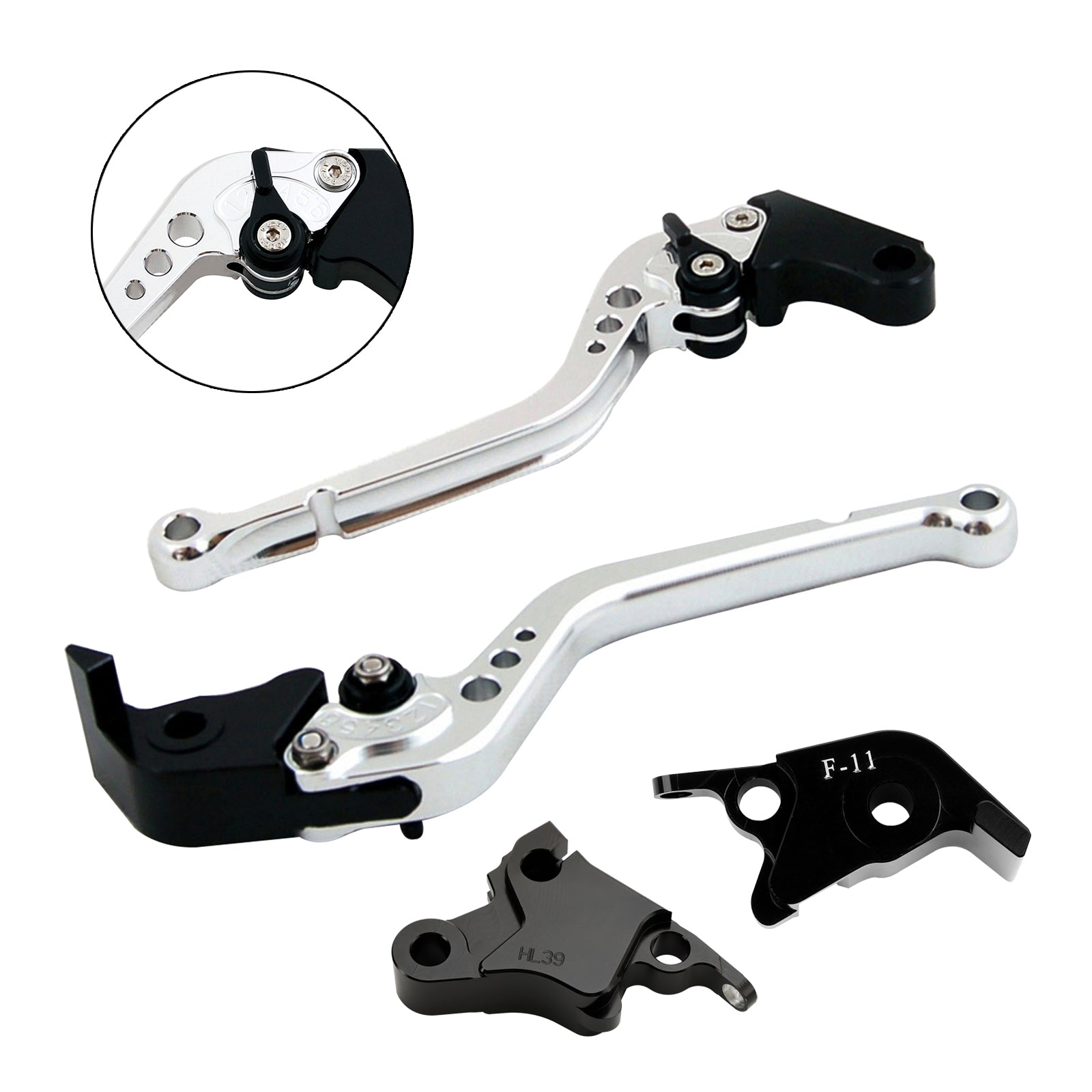 Palanca de freno de embrague larga apta para CFMOTO 700CL-X Sport 2021-2022