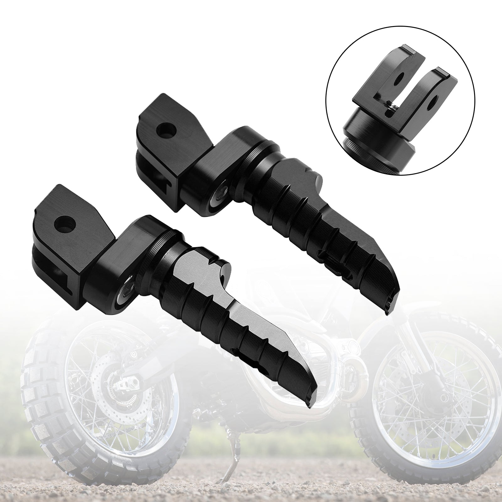 Front Footrests Foot Peg fit for DUCATI MONSTER 821 937 950 1100/S/EVO 1200/S/R