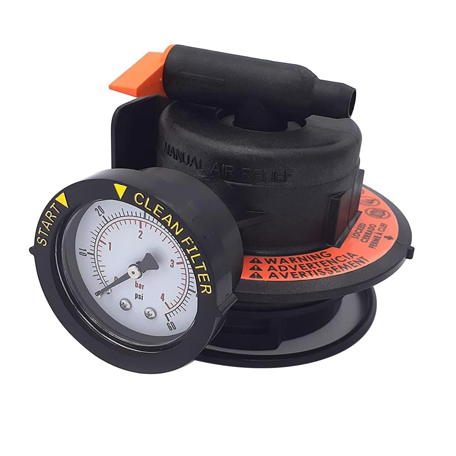 Manuell luftavlastningsenhet DEX2420MAR2 for patronpoolfilter