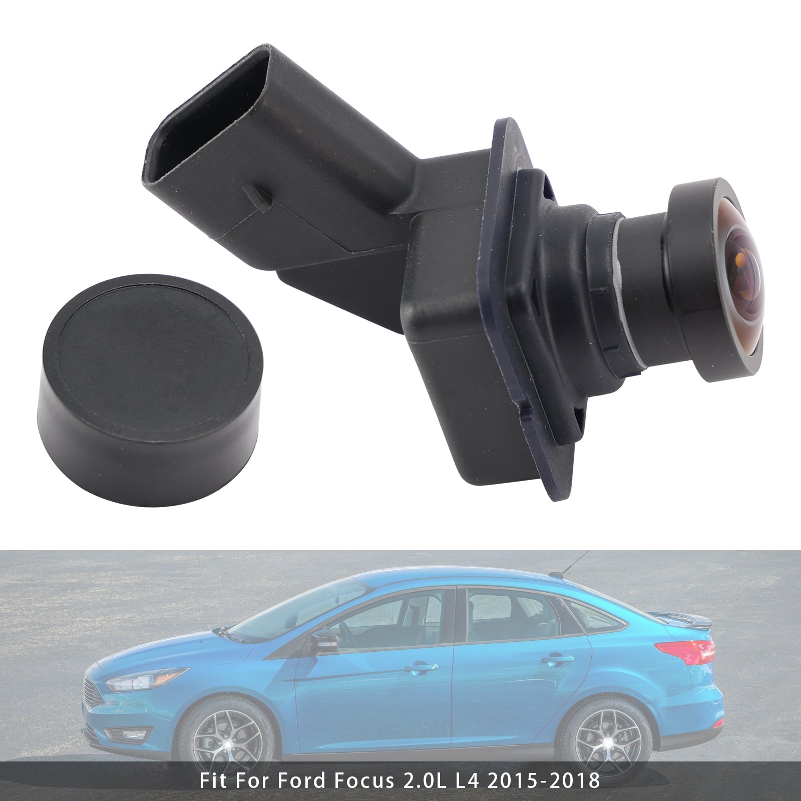 Câmera de backup reversa traseira Park Assist para Ford Focus 2015-2018 F1ET-19G490-AC