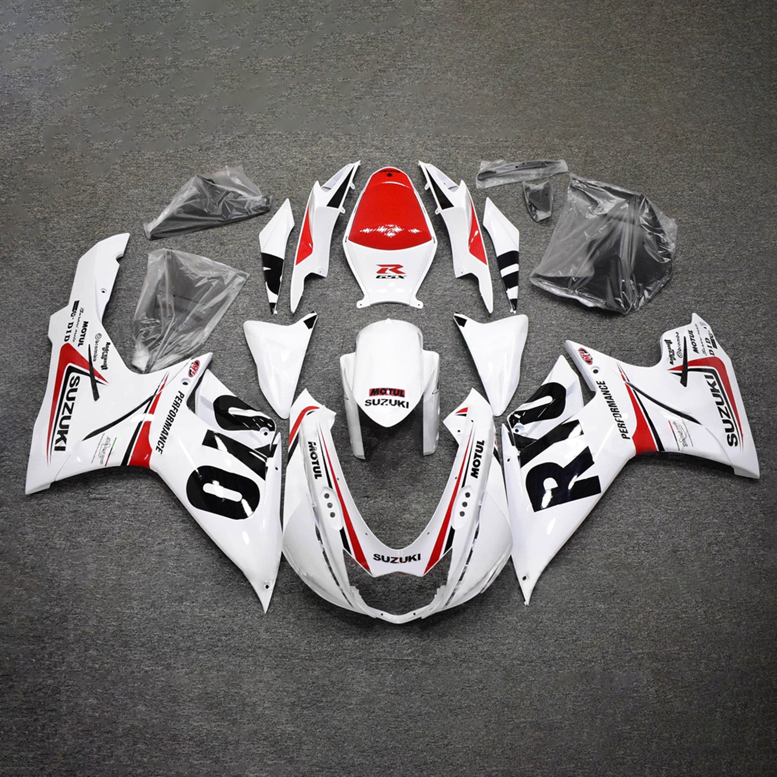 Injection Fairing Kit Bodywork Plastic ABS For Suzuki GSXR 600/750 2011-2026 K11