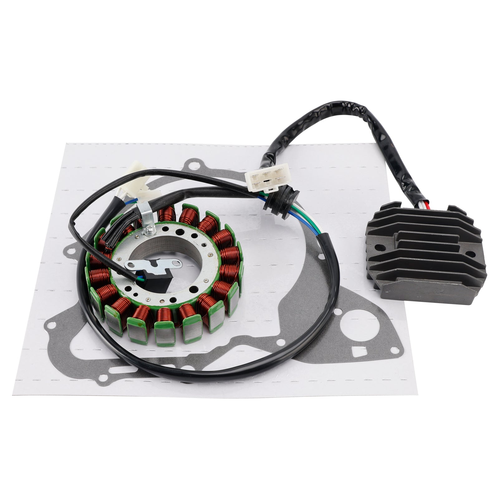 2004-2011 Yamaha XVS650 V-Star 650 Redresseur de régulateur de stator personnalisé avec joint 5SC-81410-00-00