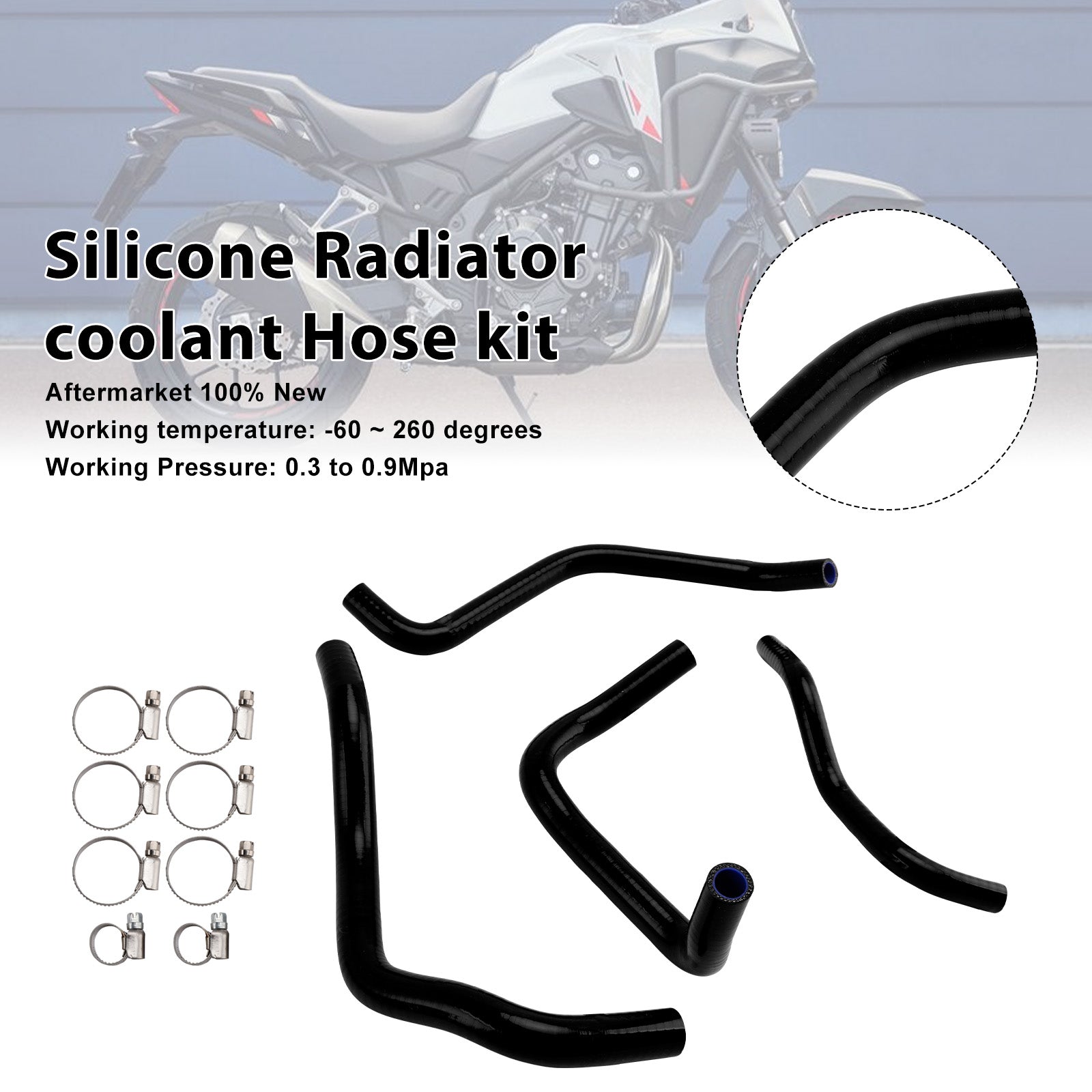 2013-2024 Honda CB500F/X/R Silicone Radiator coolant Hose