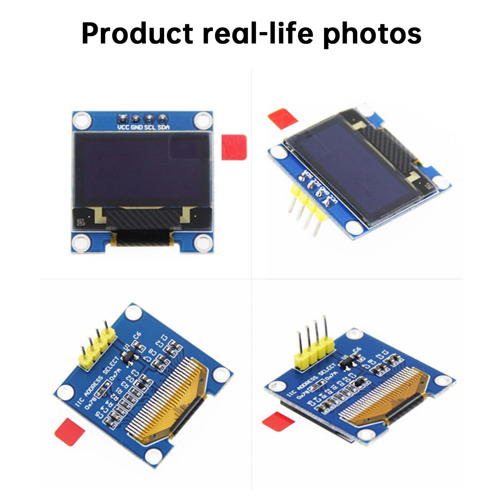Raspberry Pi 4B 0,96-inch OLED-displaymodule IP-harde schijf-informatiedisplay