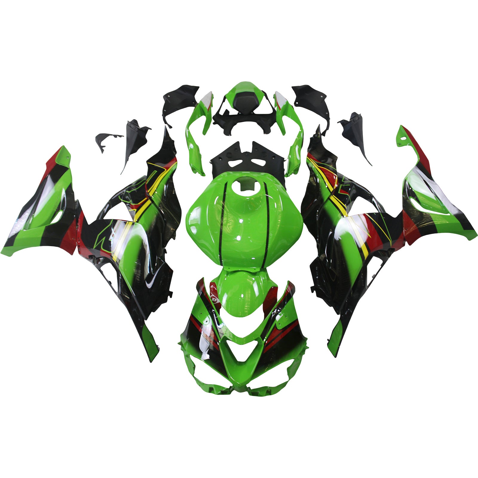 Injection Fairing Kit Bodywork Plastic ABS fit For Kawasaki ZX-6R ZX6R 2024-2025